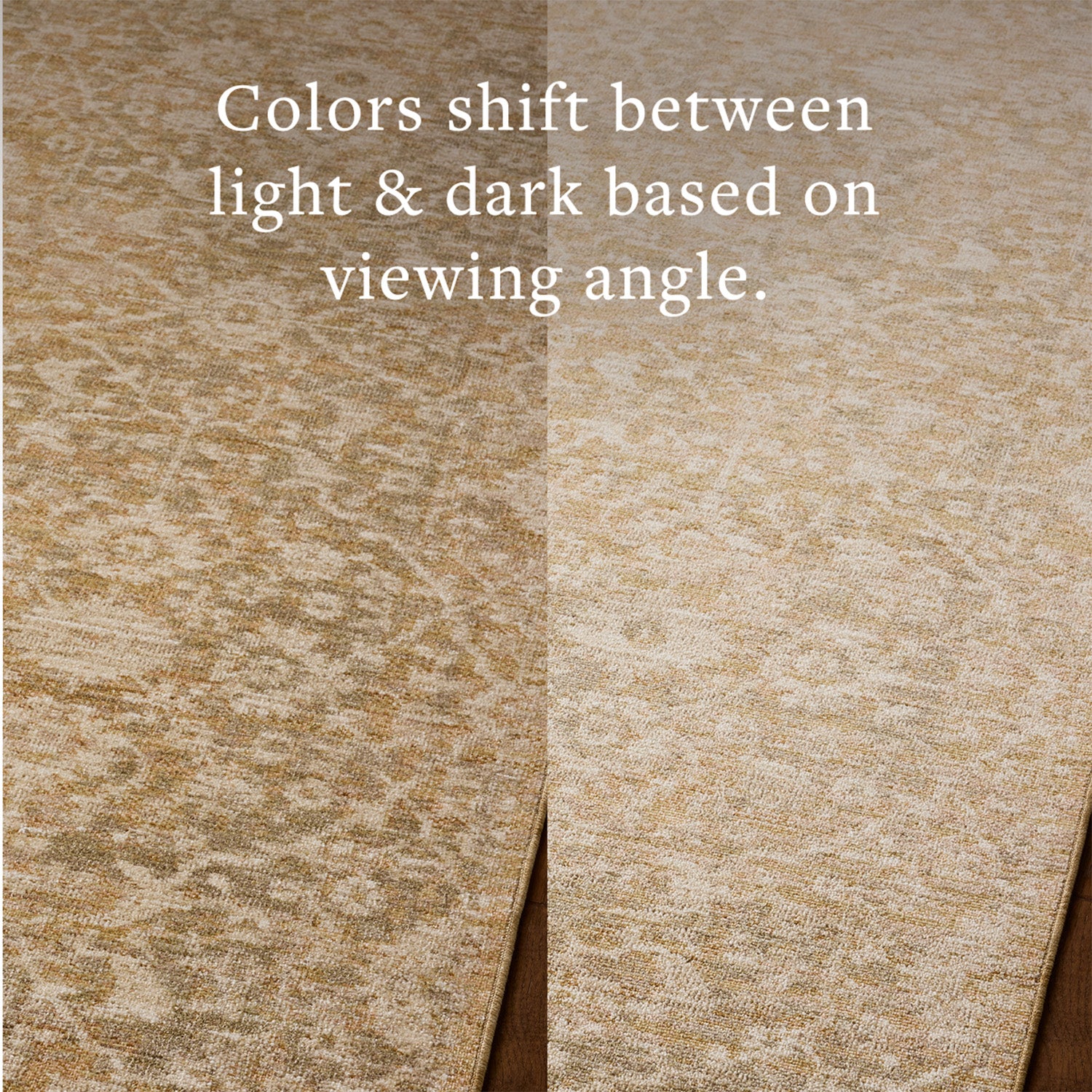 Loloi Elora Gold/Natural Power Loomed Rug