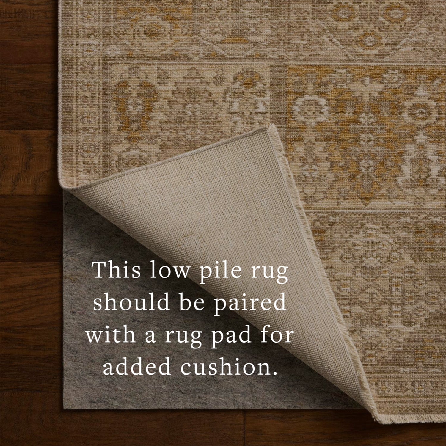 Loloi Elora Mushroom/Ochre Power Loomed Rug