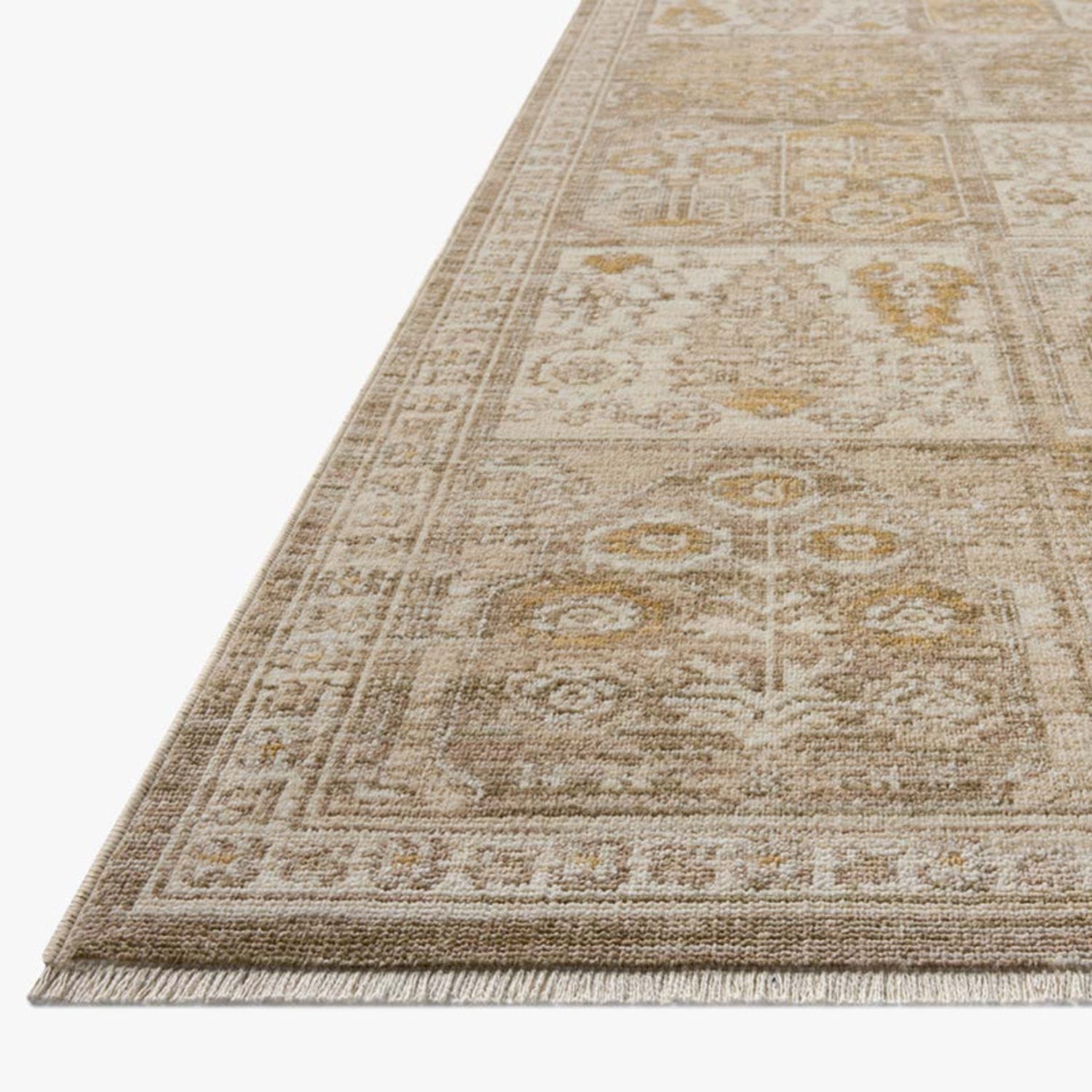 Loloi Elora Mushroom/Ochre Power Loomed Rug