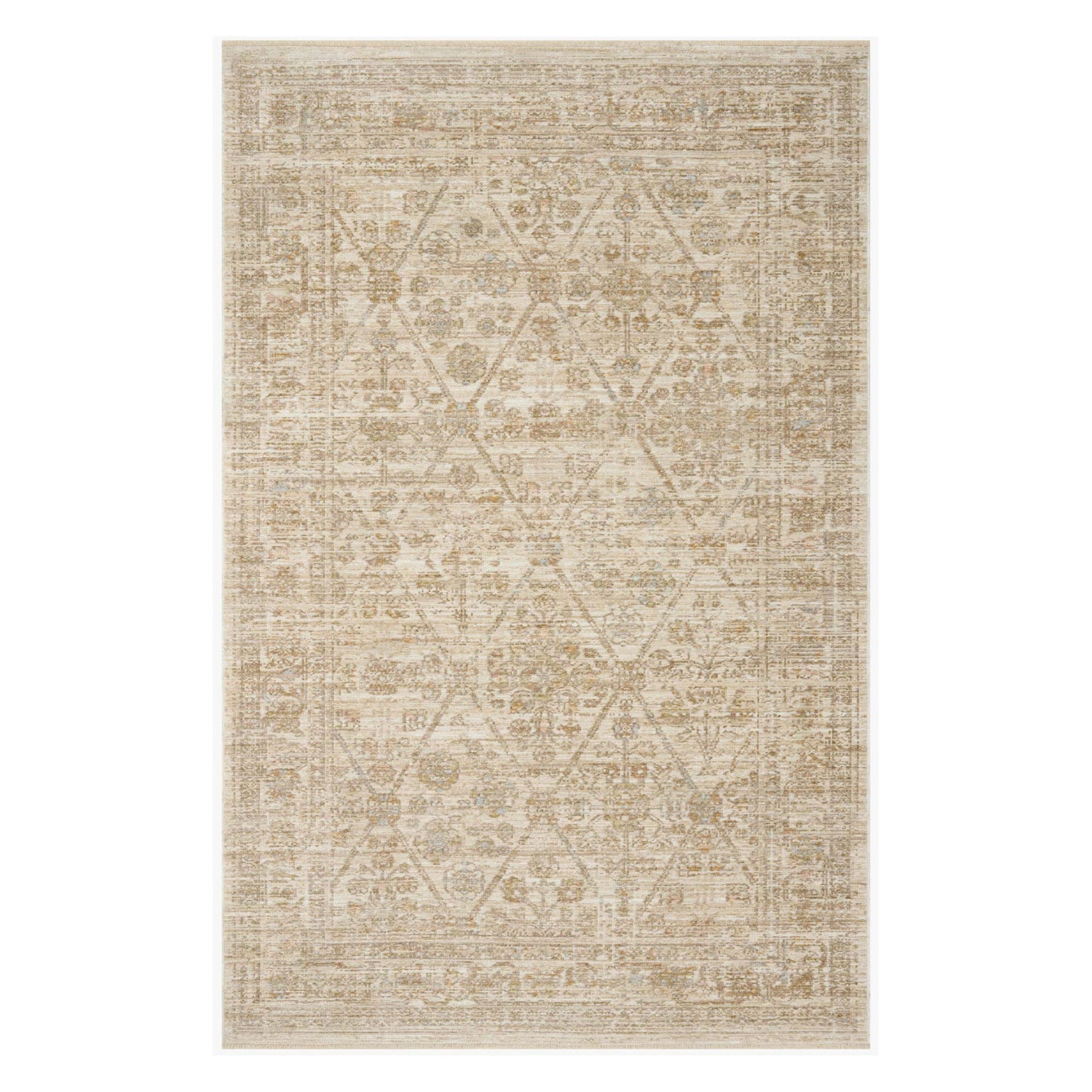 Loloi Elora Ivory/Multi Power Loomed Rug