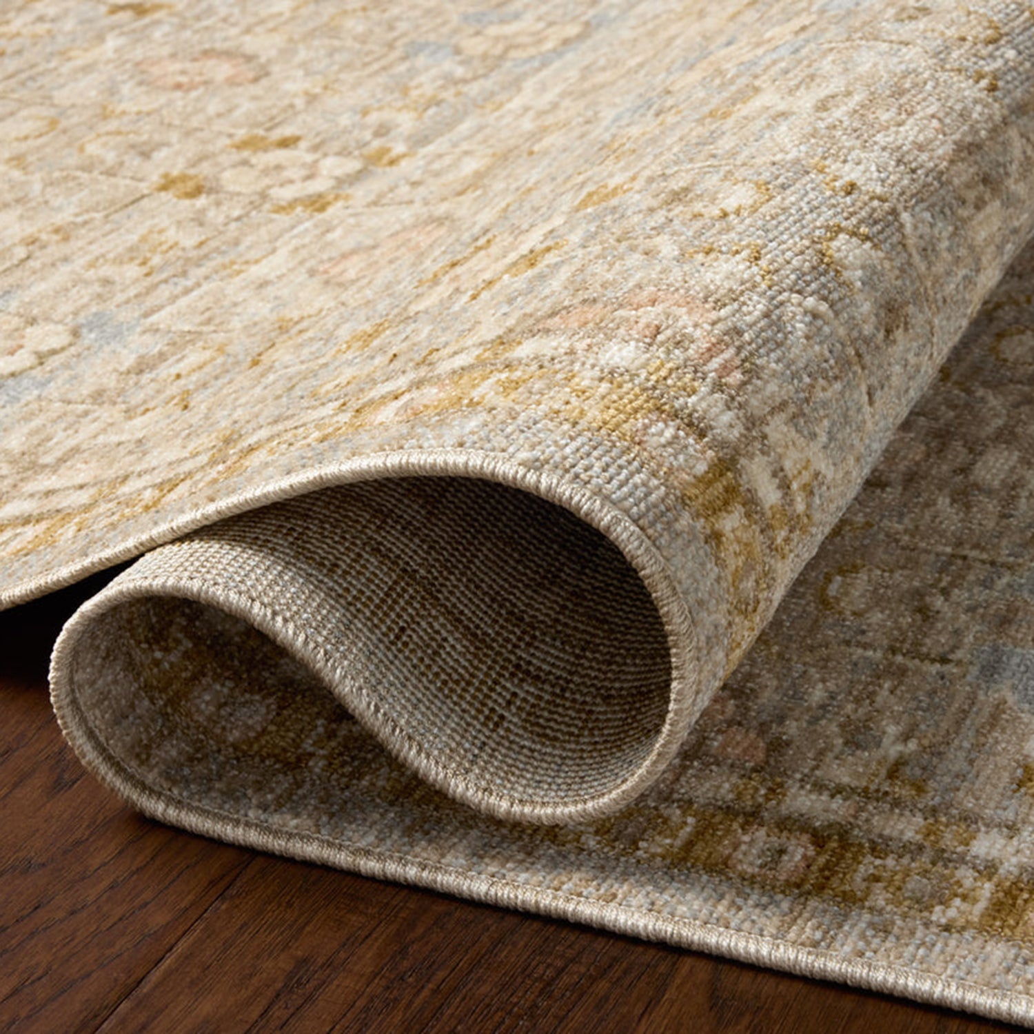 Loloi Elora Neutral/Multi Power Loomed Rug