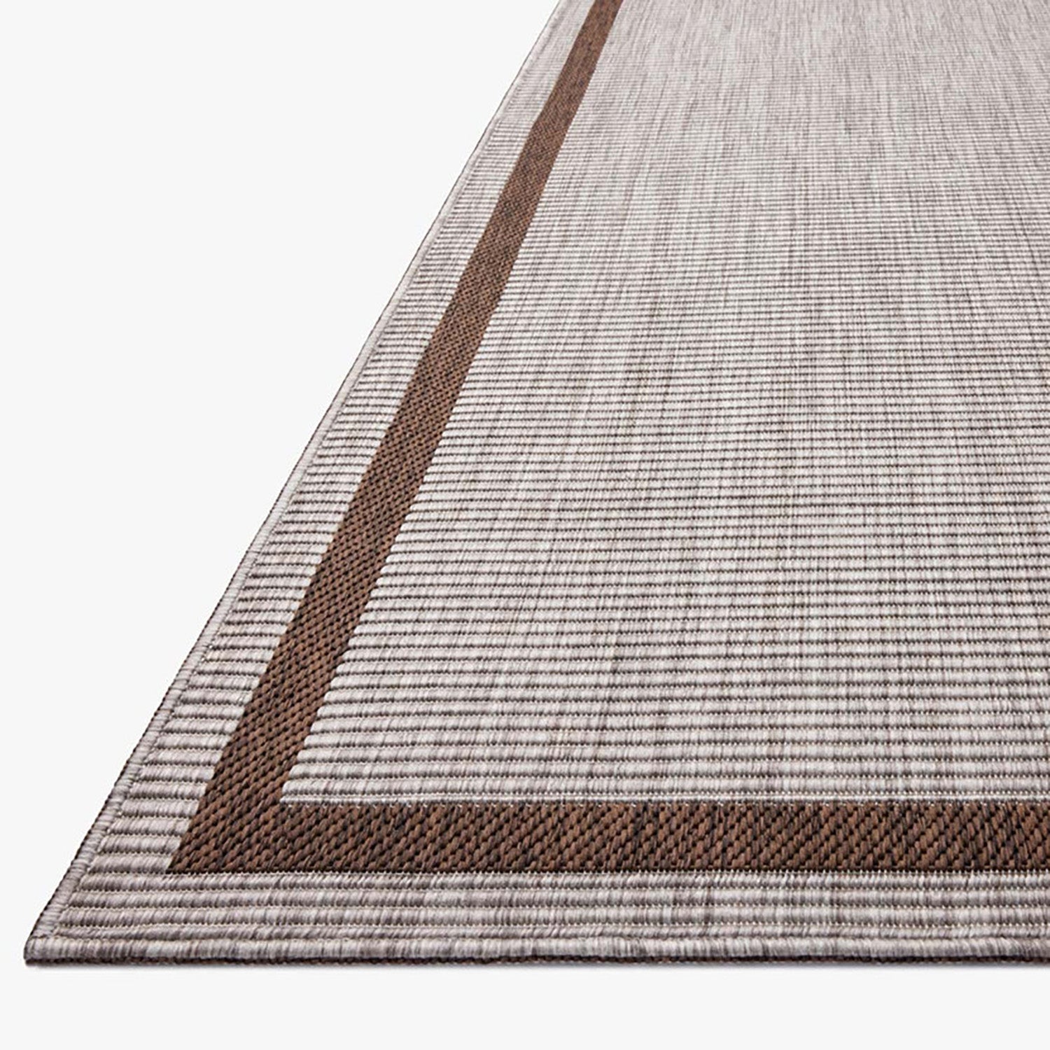 Loloi Easton Dove/Coffee Indoor/Outdoor Rug
