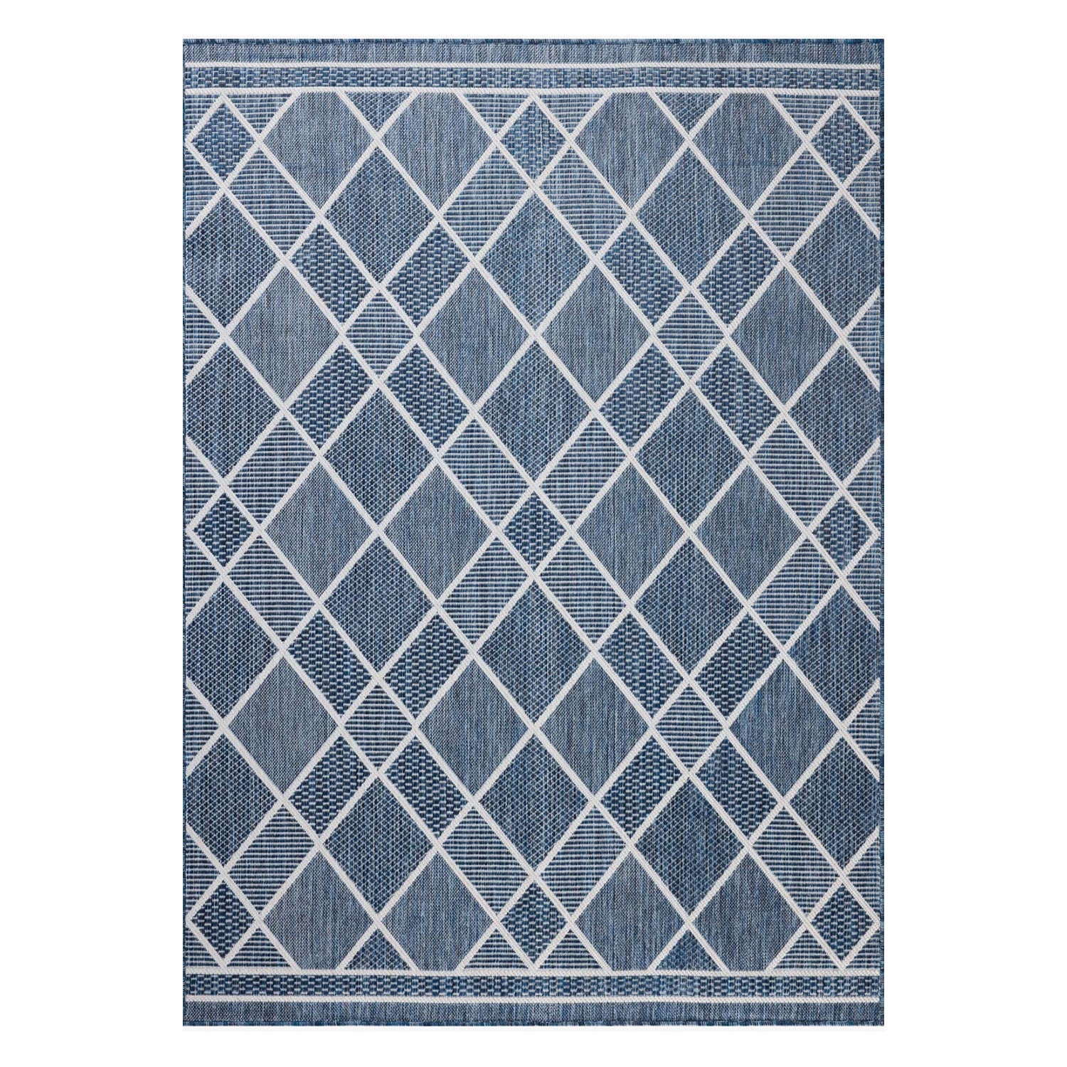 Loloi Easton Ivory/Denim Indoor/Outdoor Rug