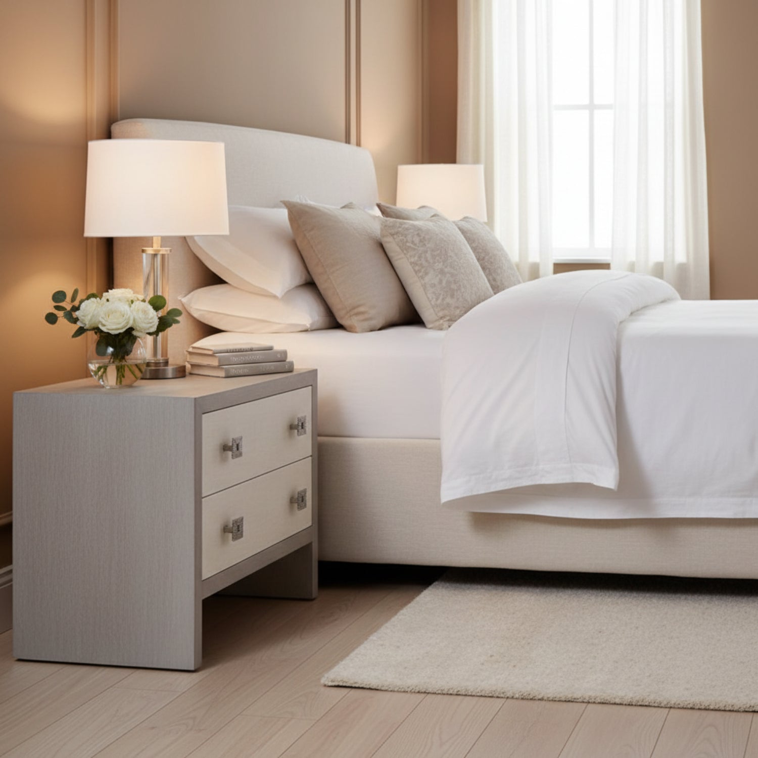 John Richard Chepstow Two-Drawer Nightstand