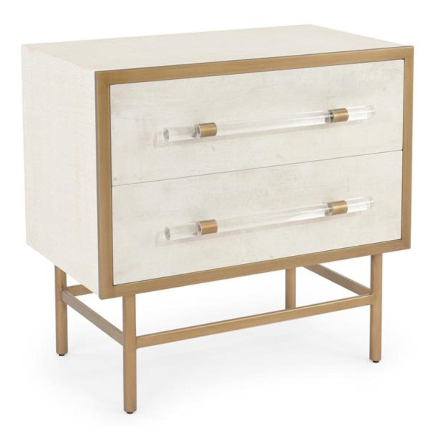 John Richard Suteki Nightstand — in Tiza Gesso finish