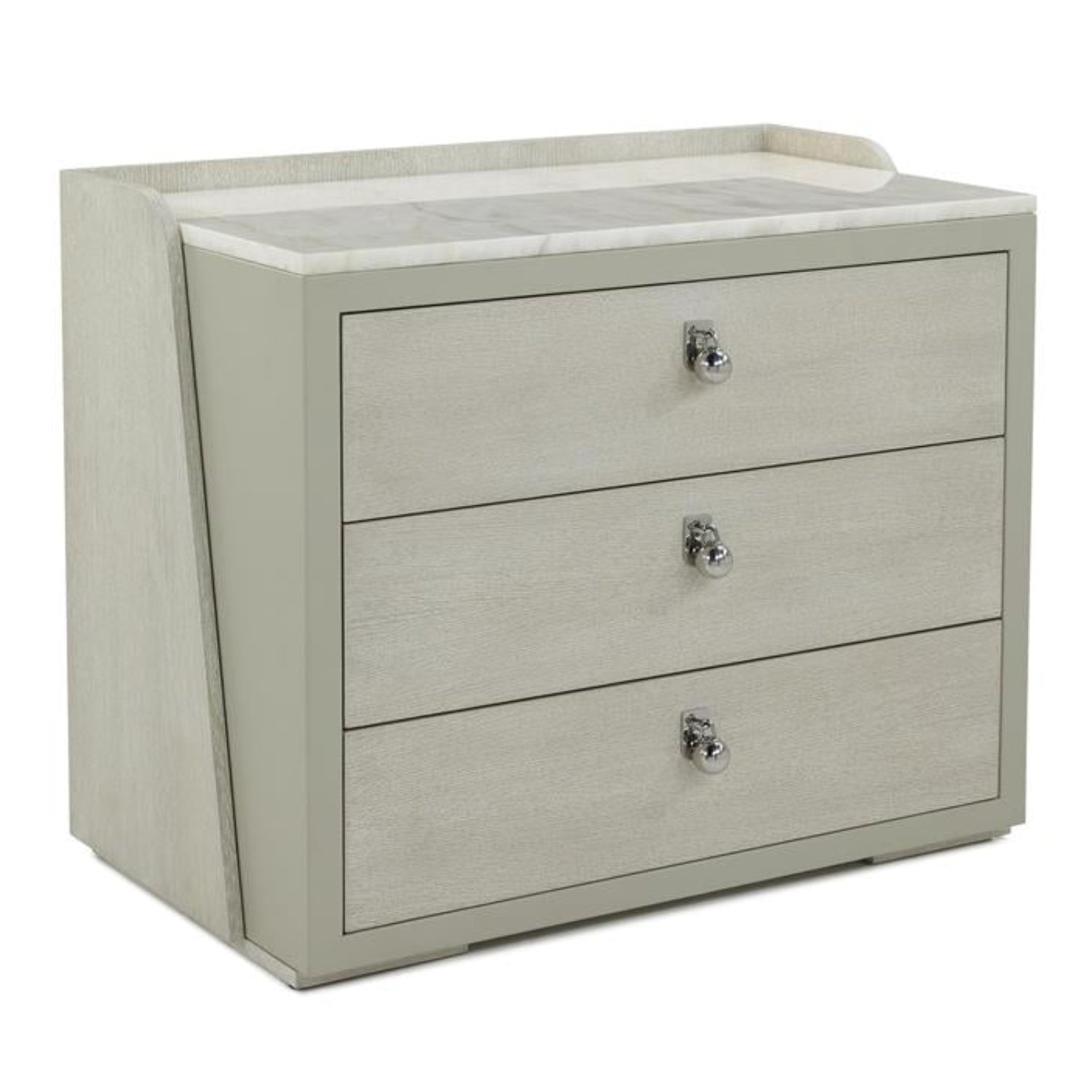 John Richard Metro Three-Drawer Nightstand