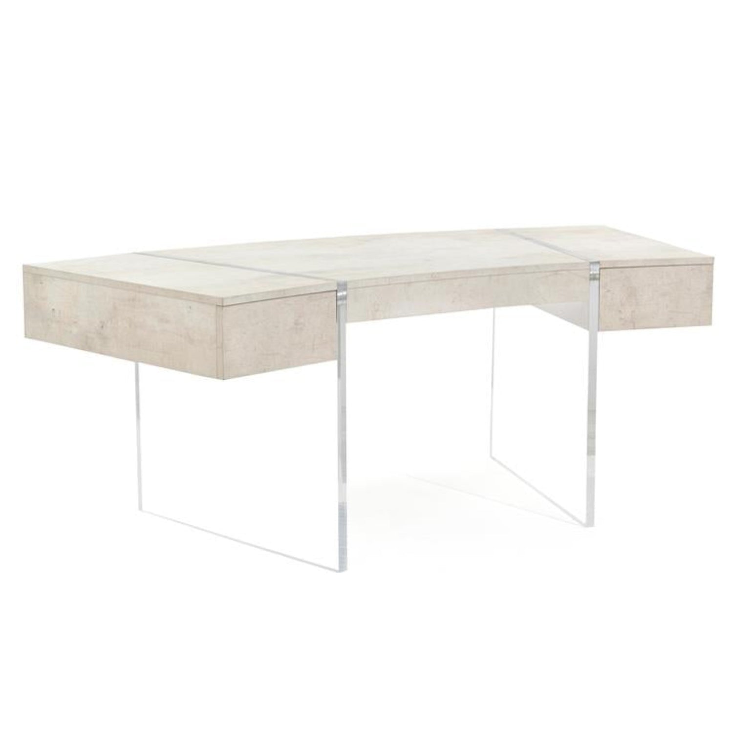 John Richard Loftus Side Drawer Curved Desk