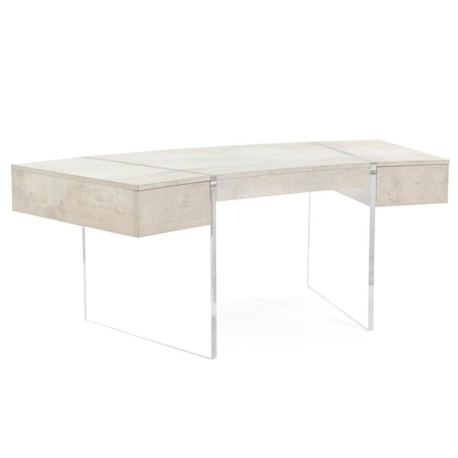 John Richard Loftus Side Drawer Curved Desk