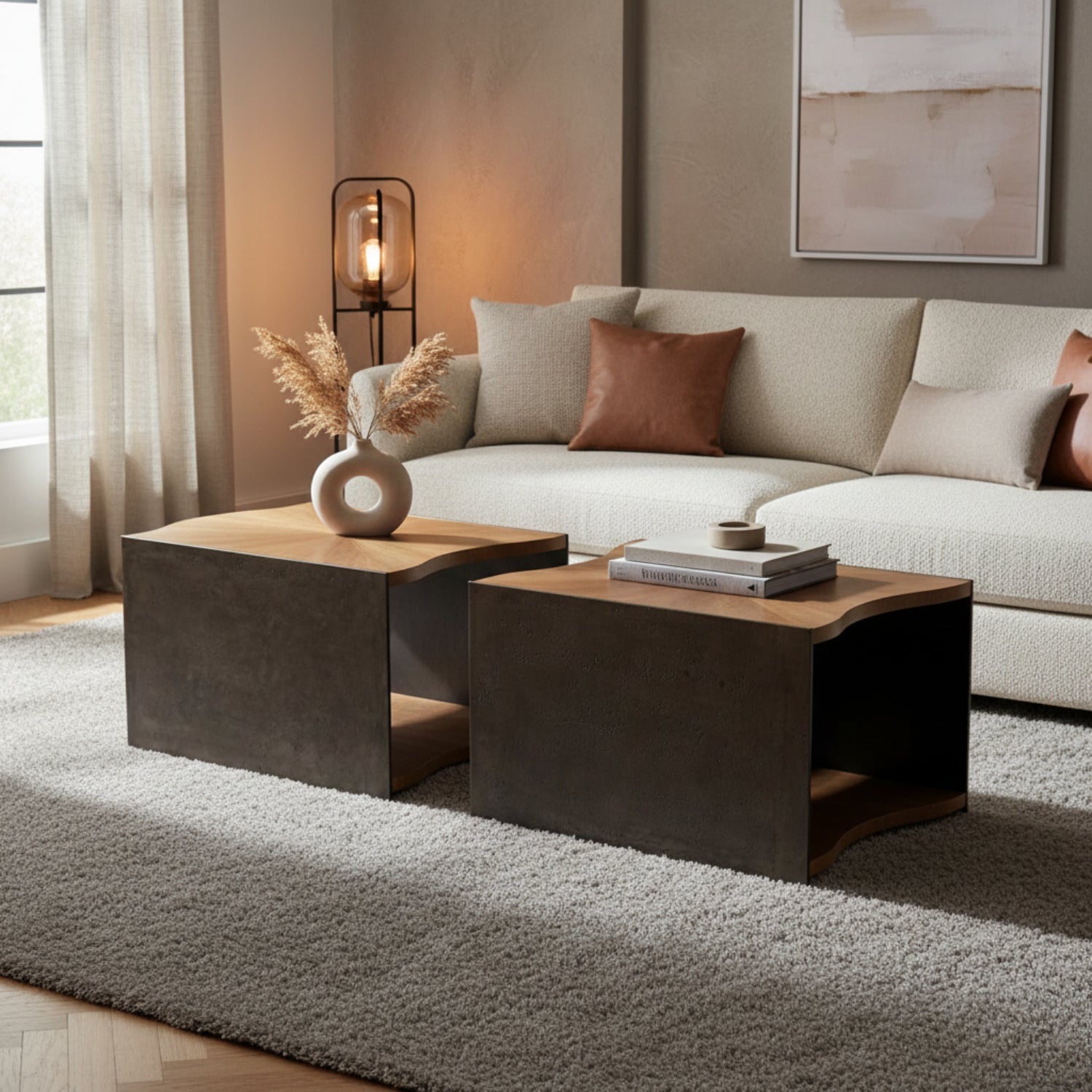 John Richard Concordia Side Table Set of 2