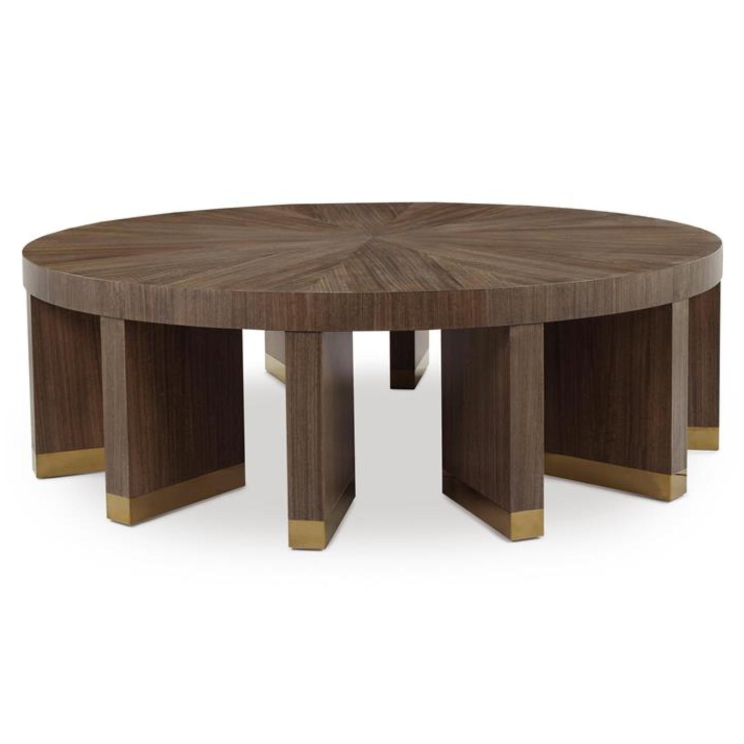 John Richard Revolve Brown Cocktail Table