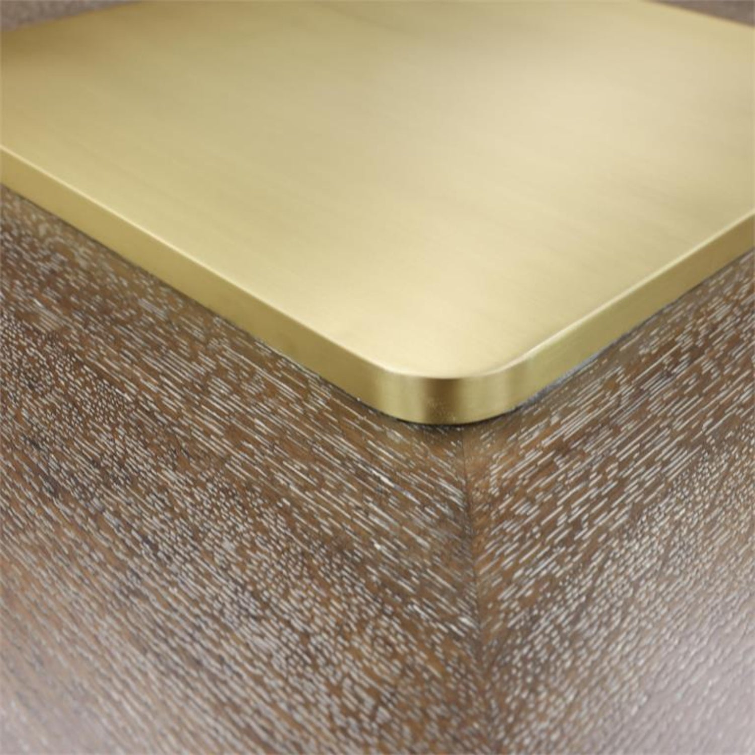John Richard Plateau Gold Cocktail Table