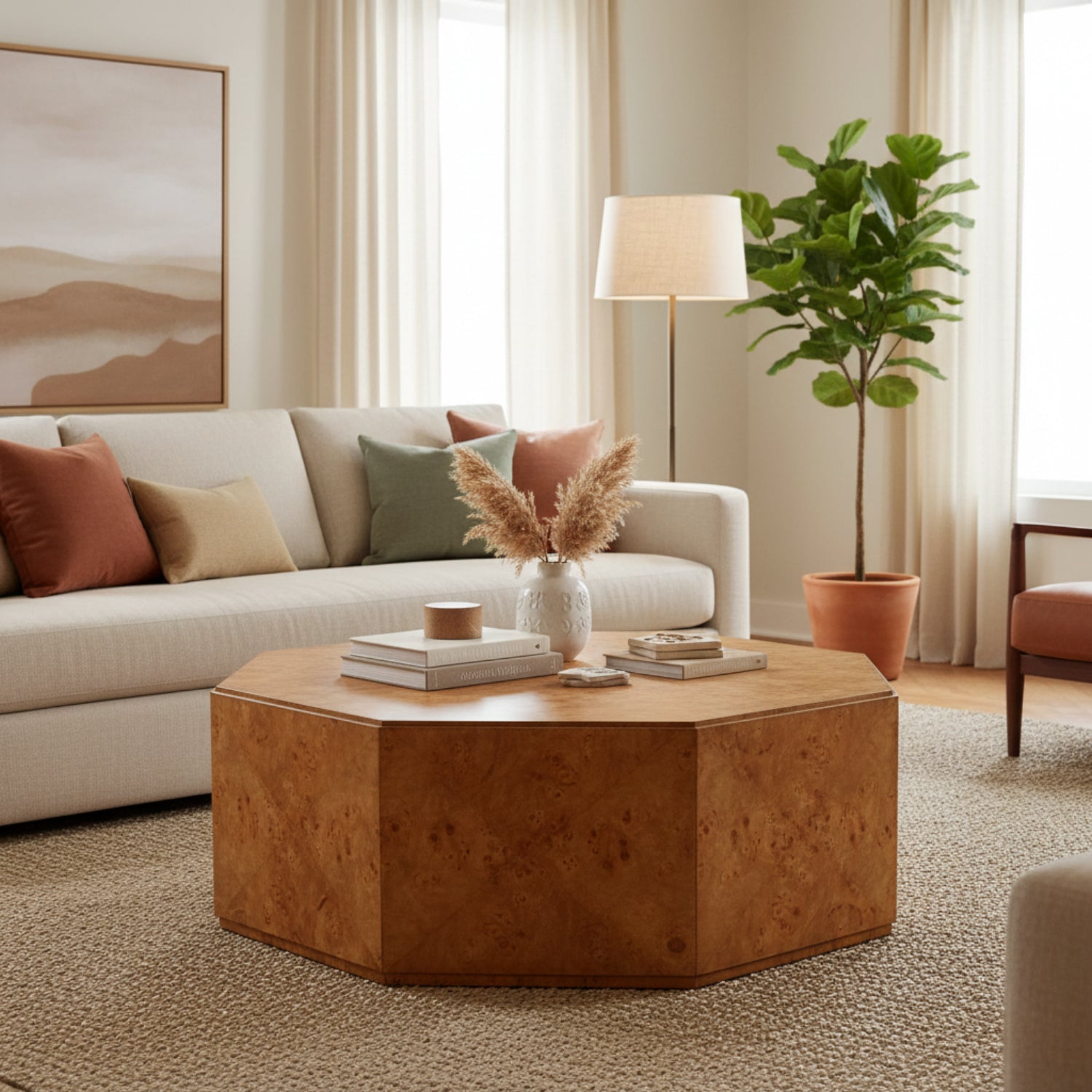 John Richard Lombard Cocktail Table
