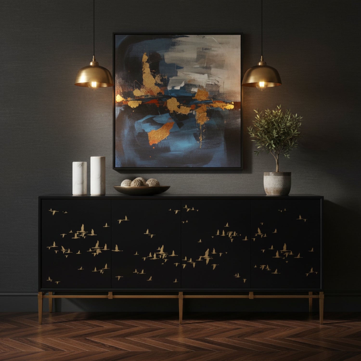 John Richard Migration Four-Door Credenza