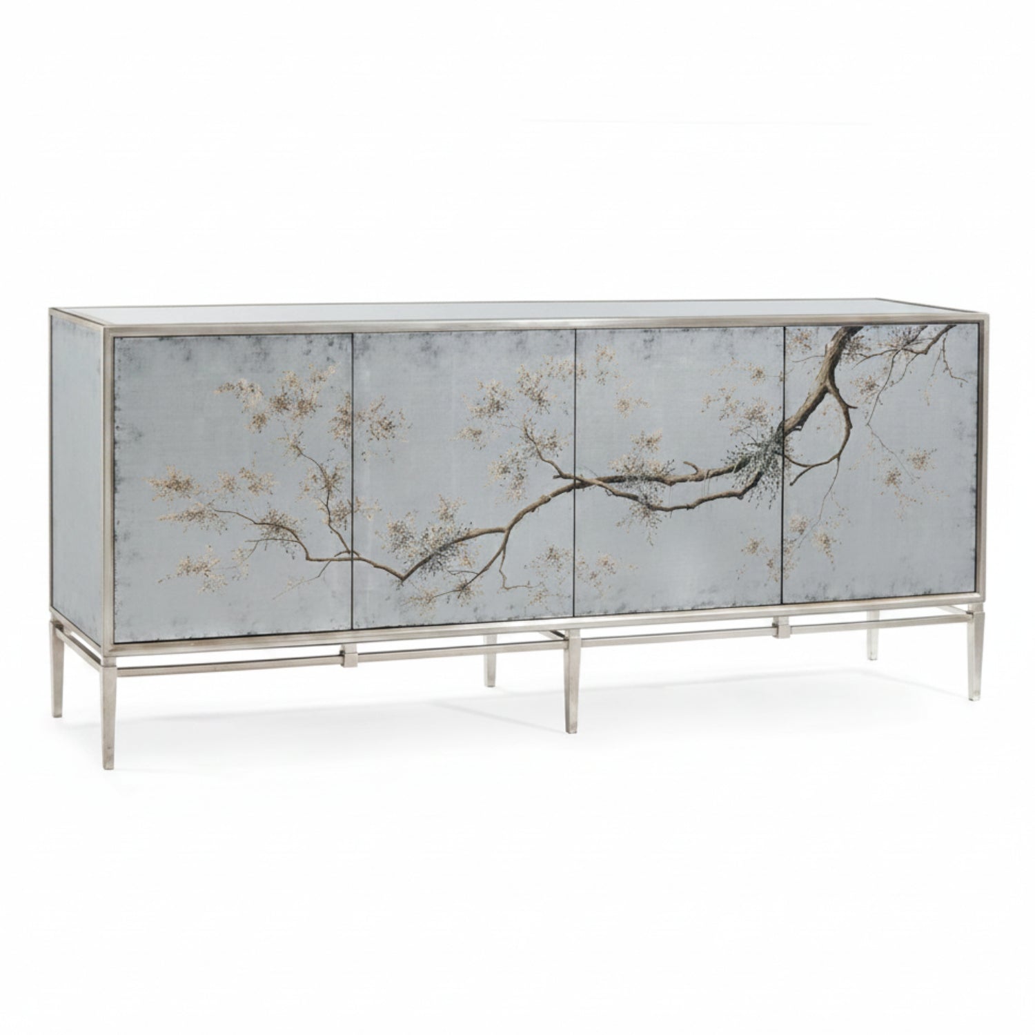 John Richard Falling Branch Four-Door Credenza