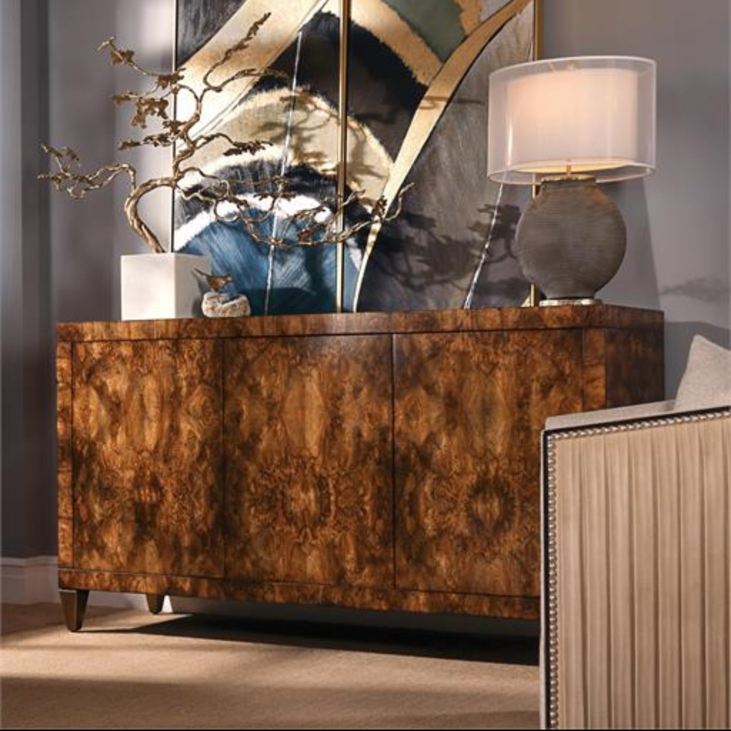 John Richard Woodcroft Three-Door Sideboard