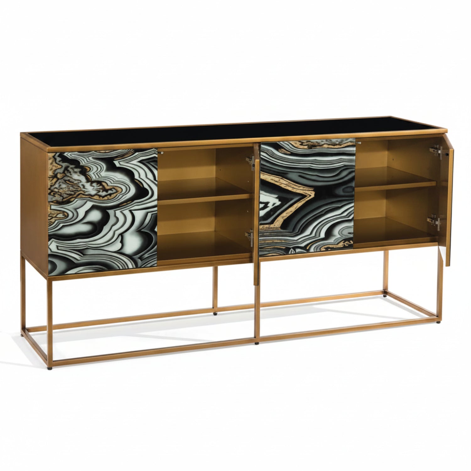 John Richard I Dream of Agate Four-Door Cabinet