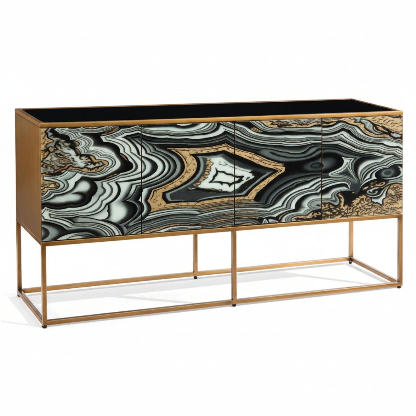 John Richard I Dream of Agate Four-Door Cabinet