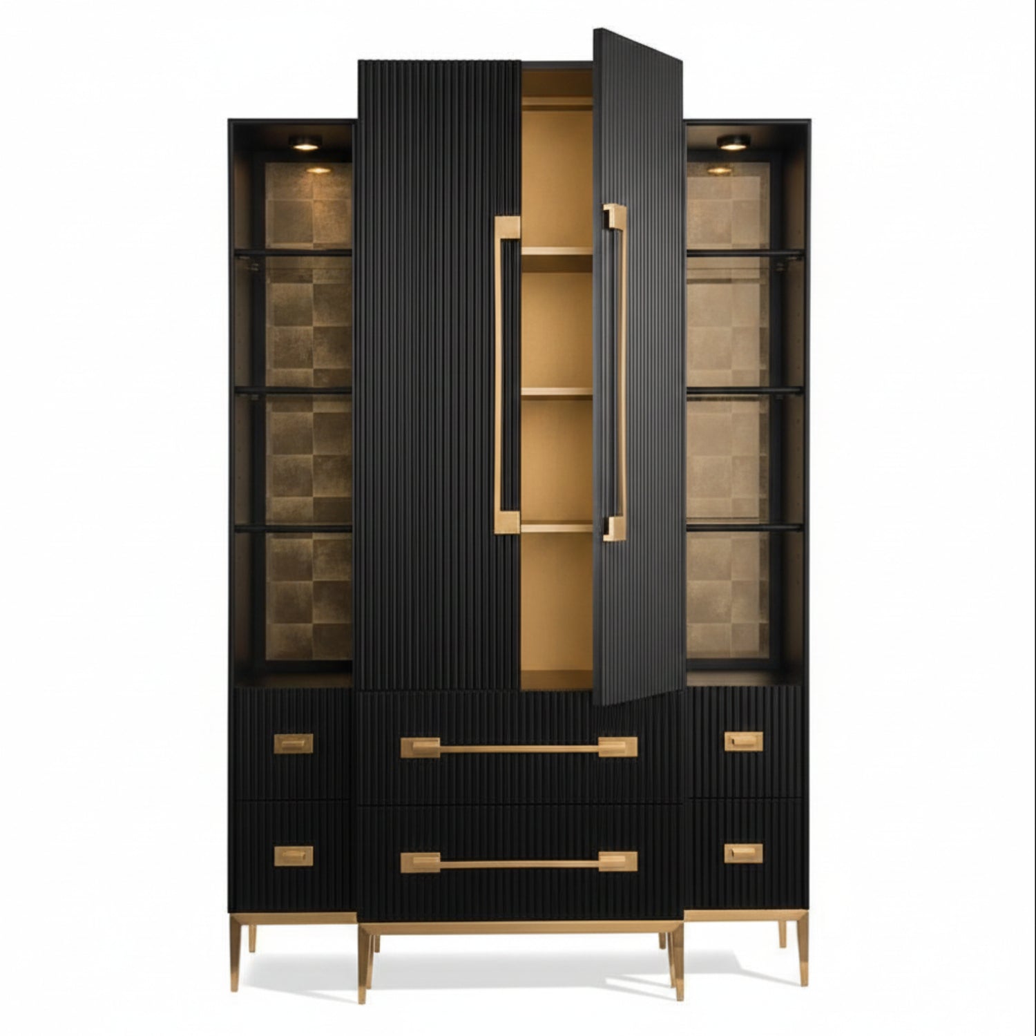 John Richard Black Satin Cabinet