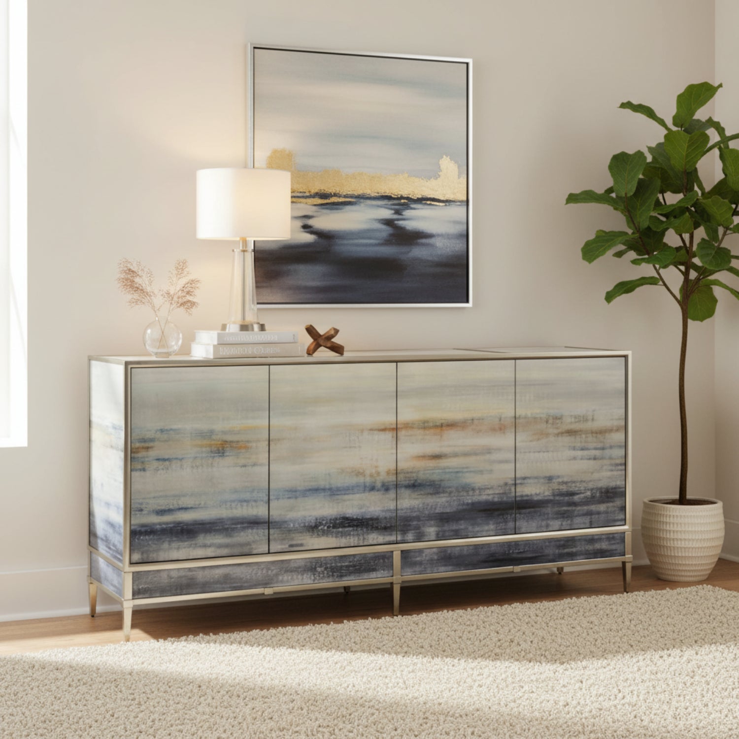 John Richard Shaye Rawson's Spring Rain Sideboard