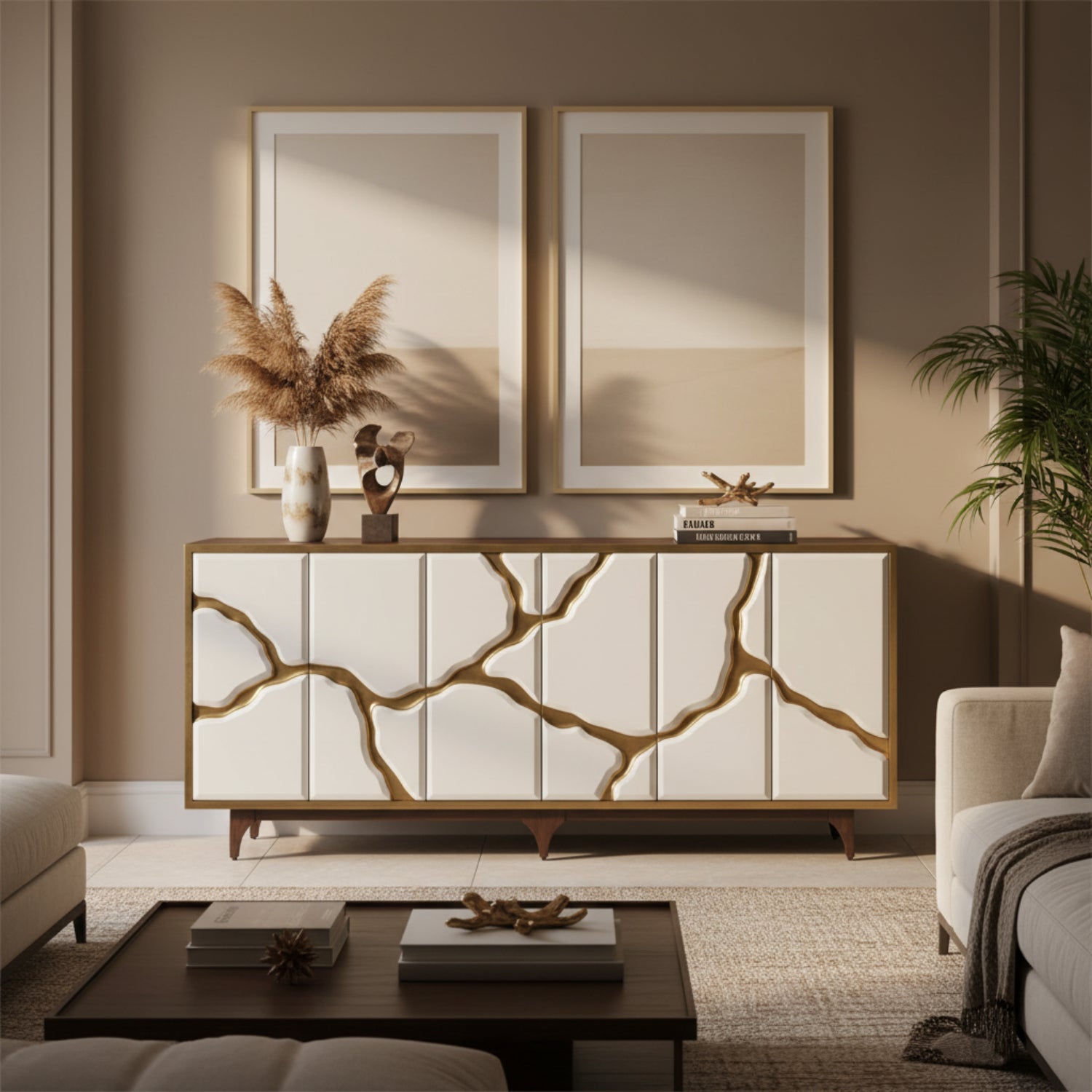 John Richard Ravine Six-Door Credenza
