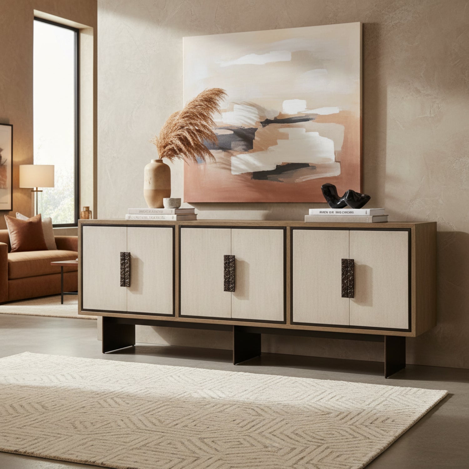 John Richard Kaya Six-Door Credenza