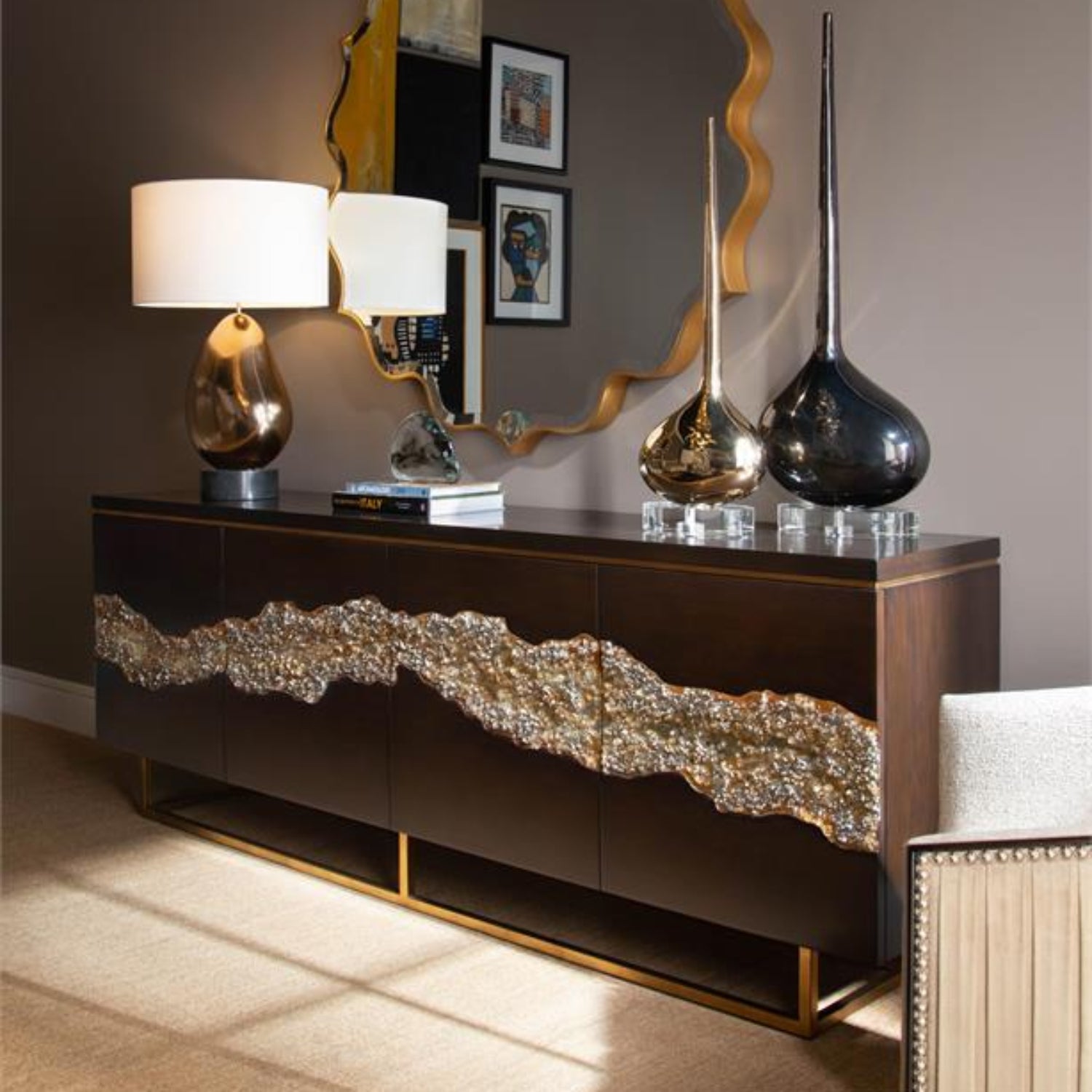 John Richard Golden Valley Four-Door Credenza