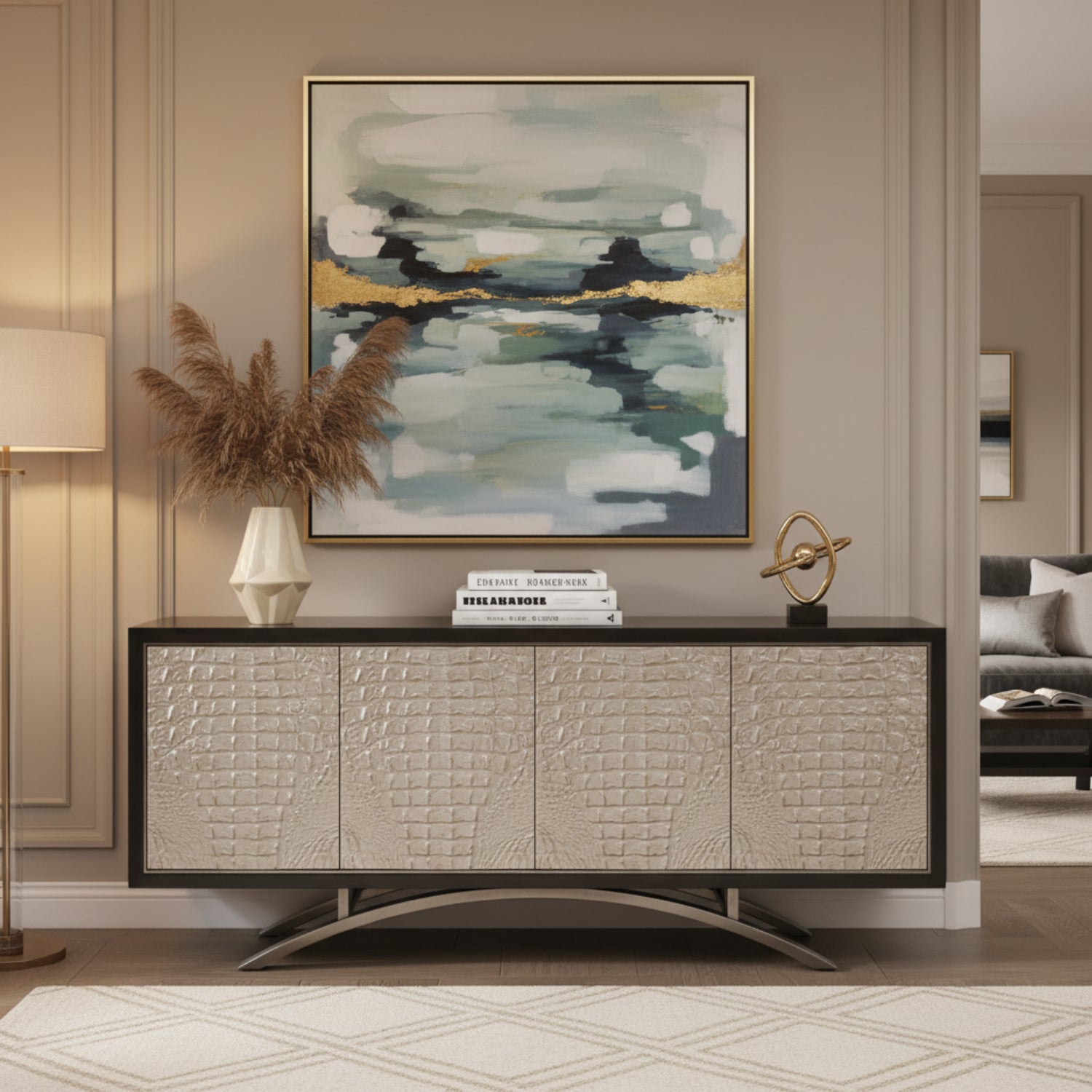 John Richard Miri Four-Door Credenza