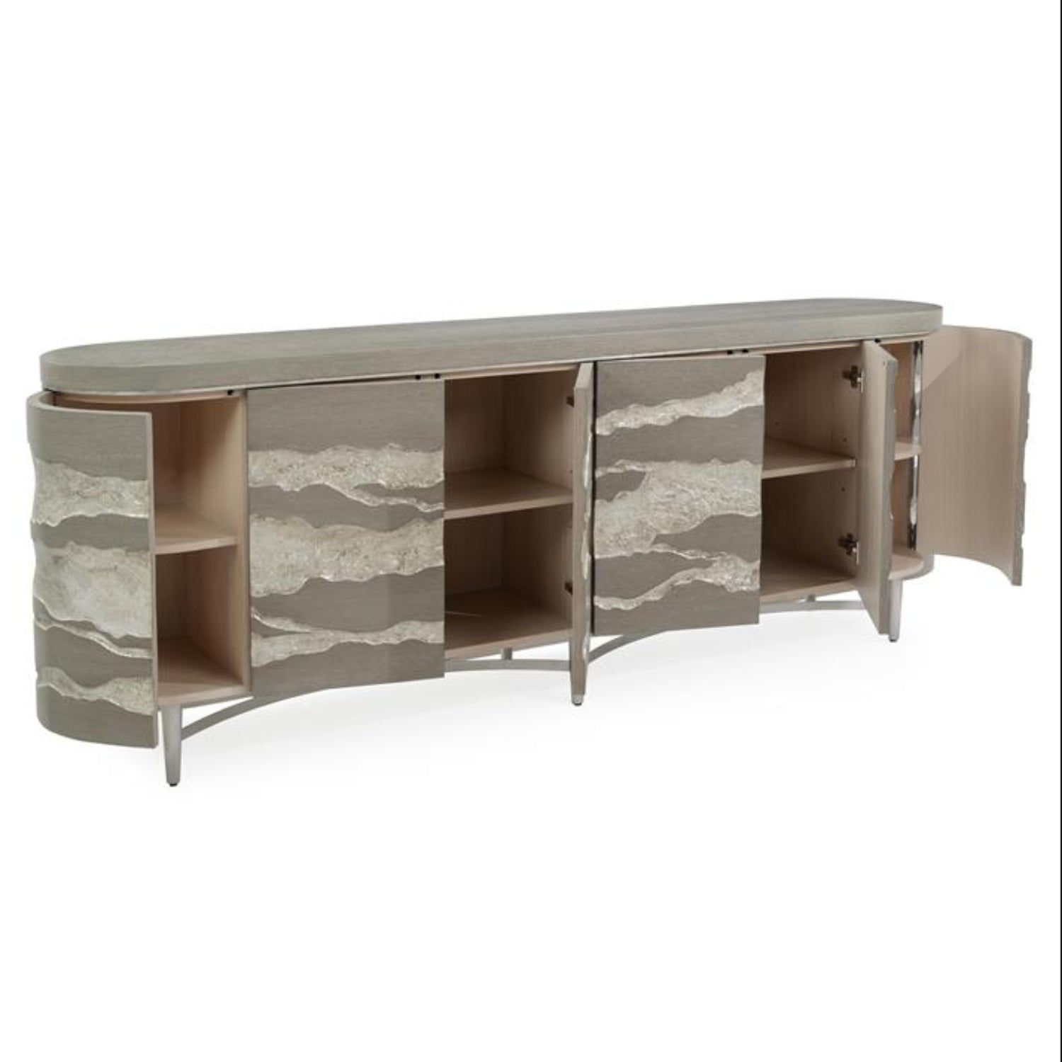 John Richard Alpine Six-Door Credenza