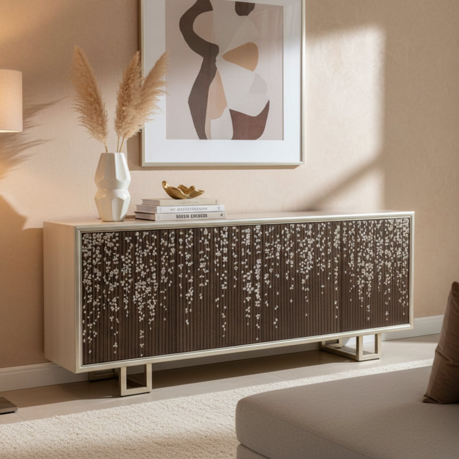 John Richard Wisteria Four-Door Credenza