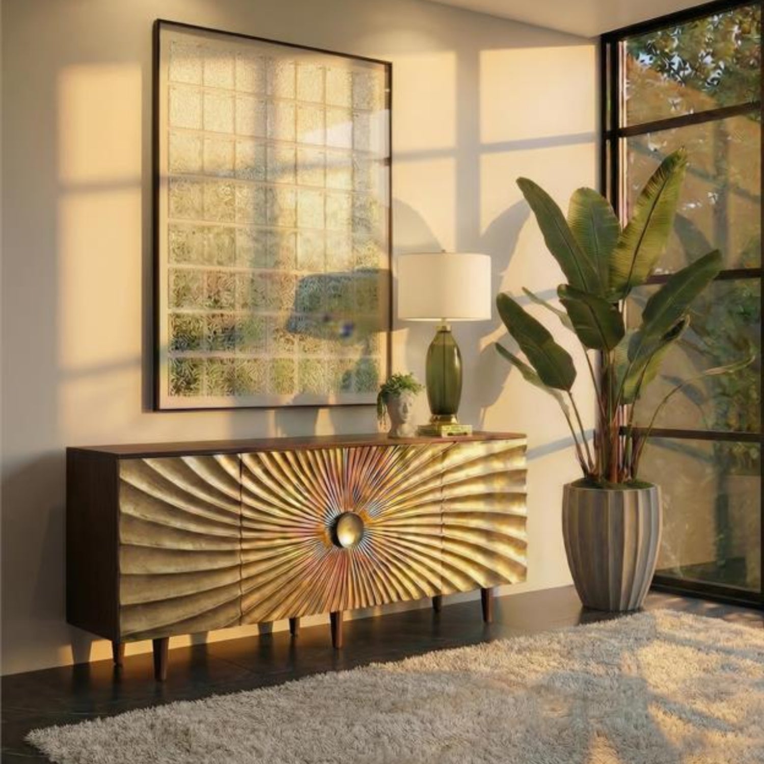 John Richard Trance Four-Door Sideboard