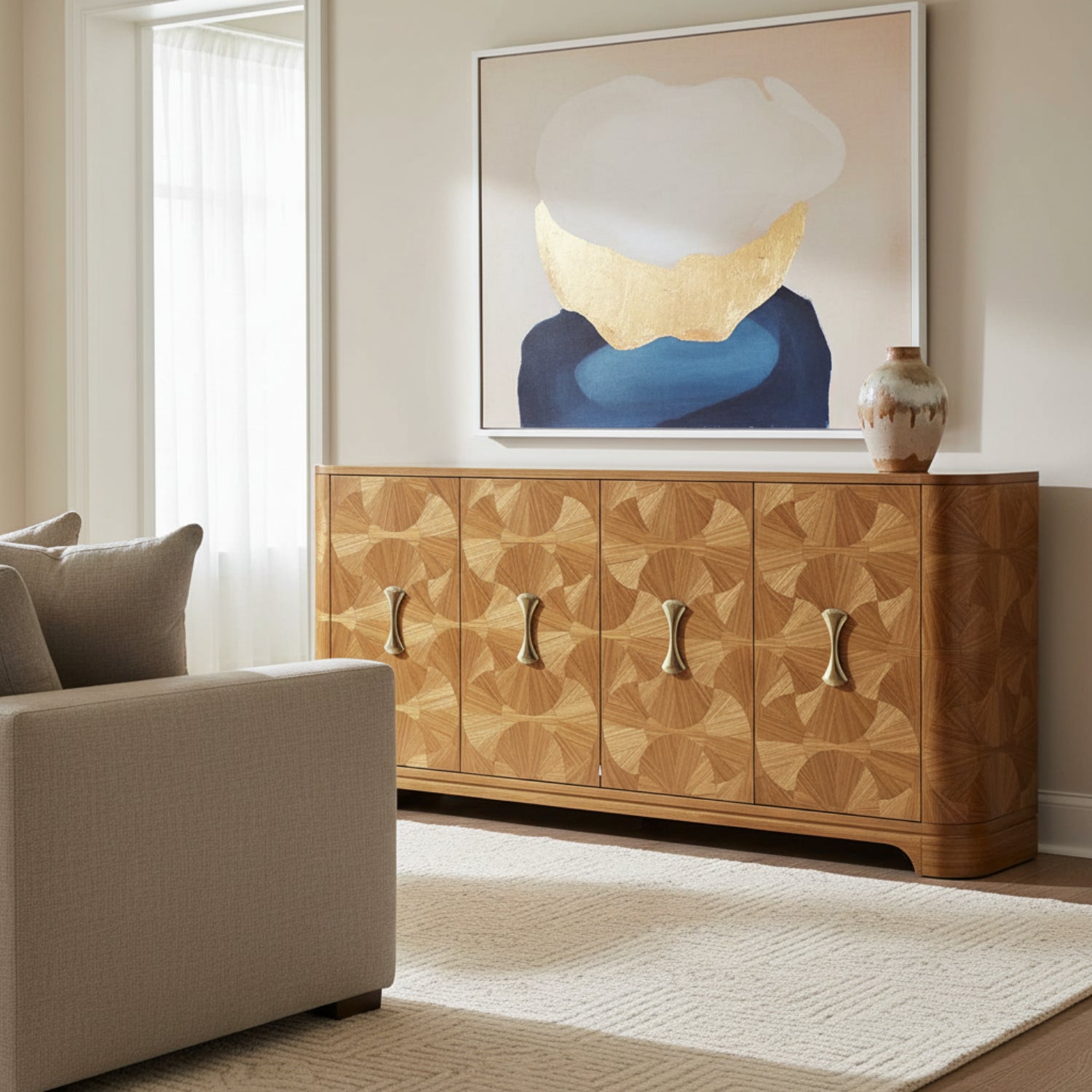 John Richard Kerala Four-Door Credenza