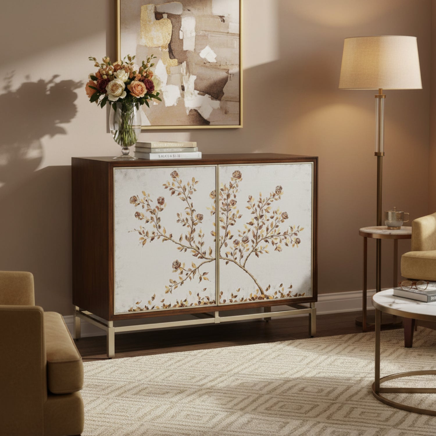 John Richard Petalvale Two-Door Cabinet
