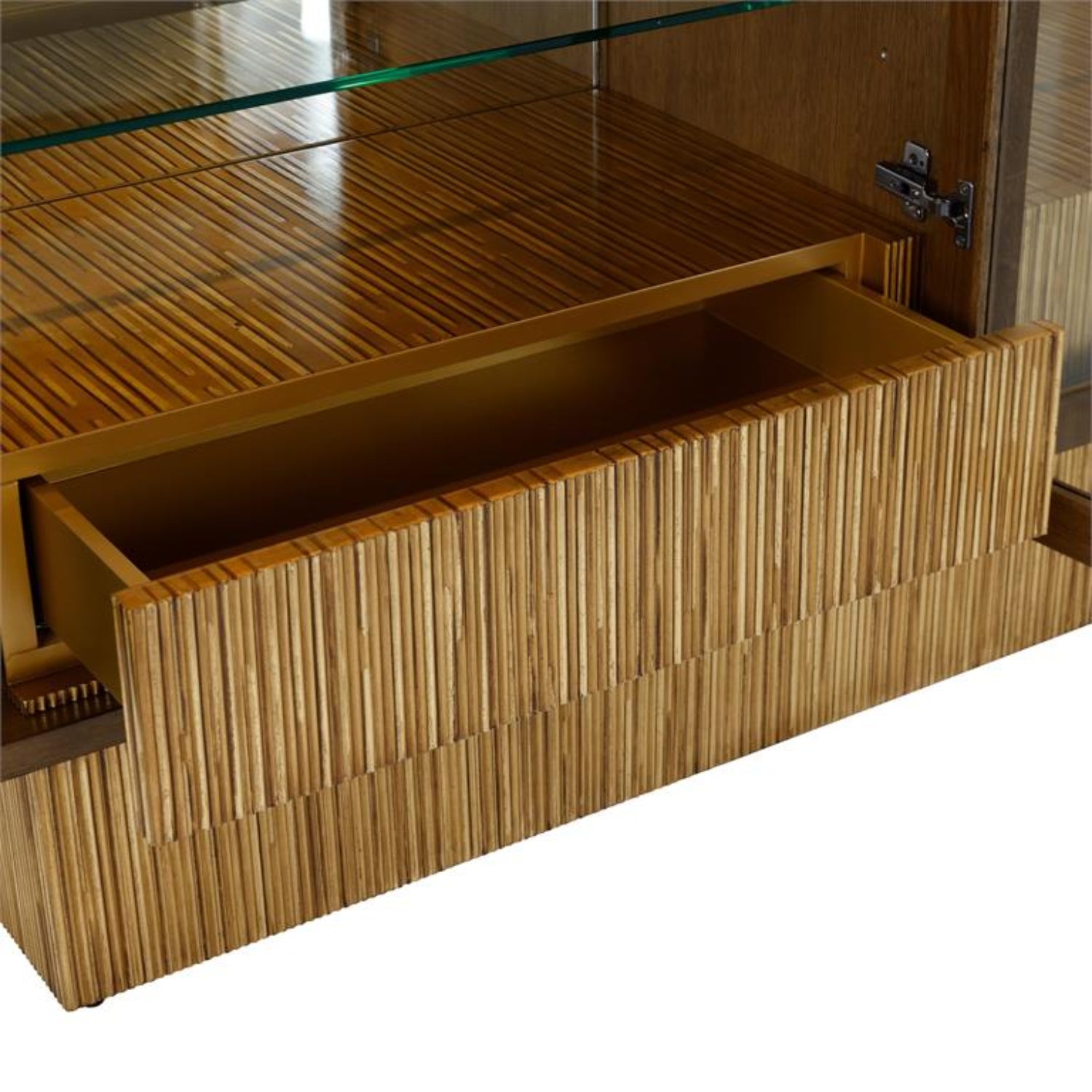 John Richard Suffolk Four-Door Lighted Credenza