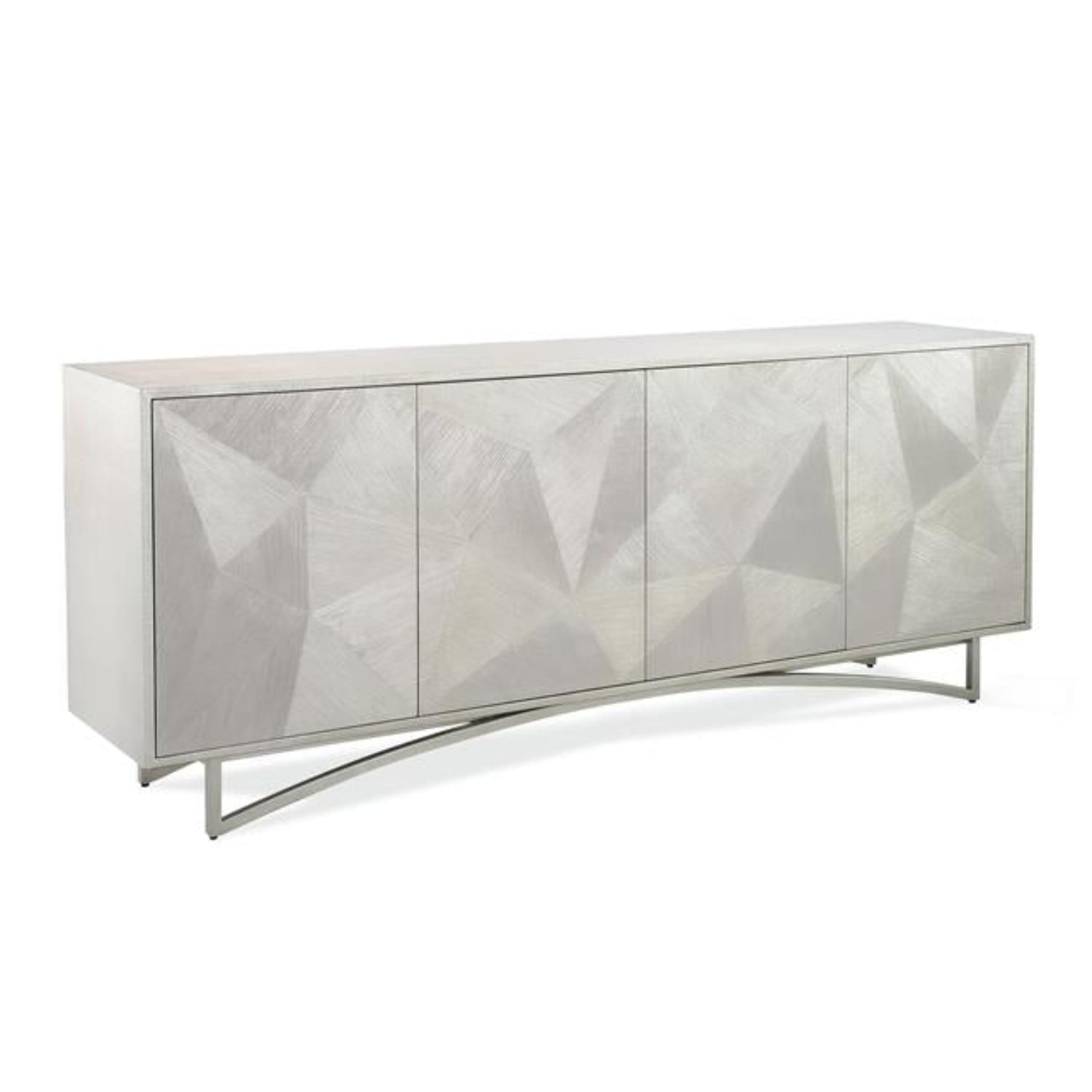 John Richard Vertex Silver Four-Door Sideboard