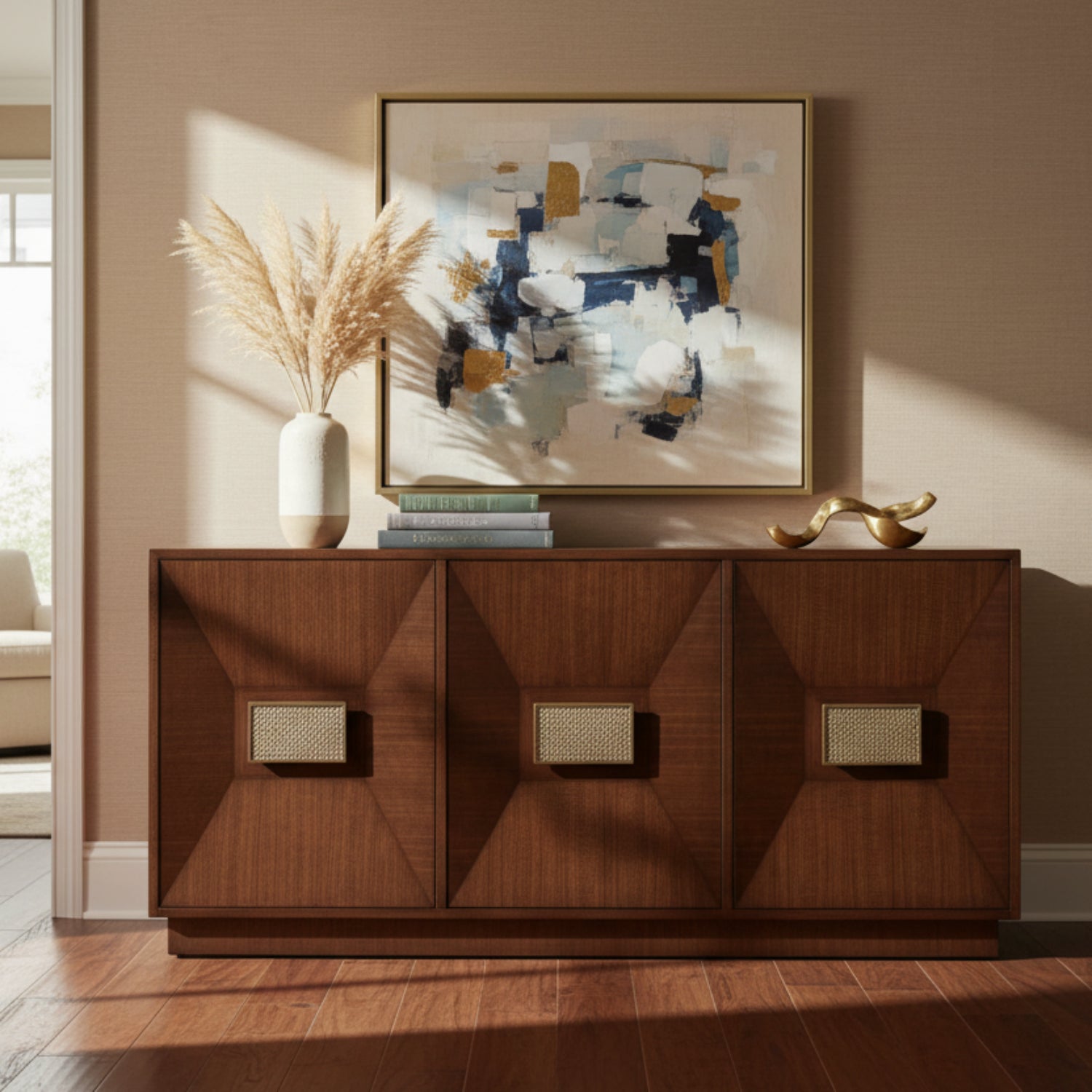 John Richard Everett Three-Door Sideboard