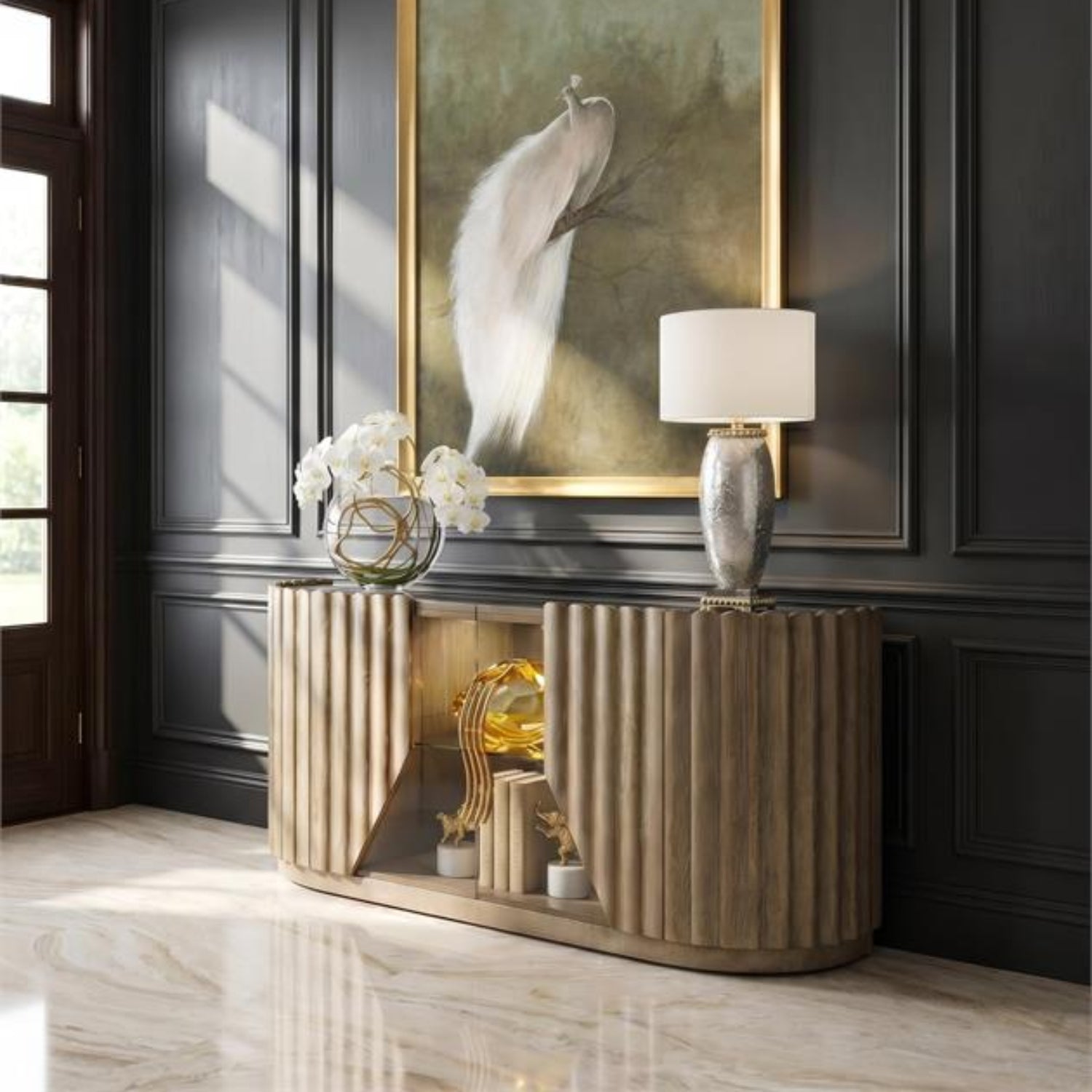 John Richard Soleil Four-Door Credenza