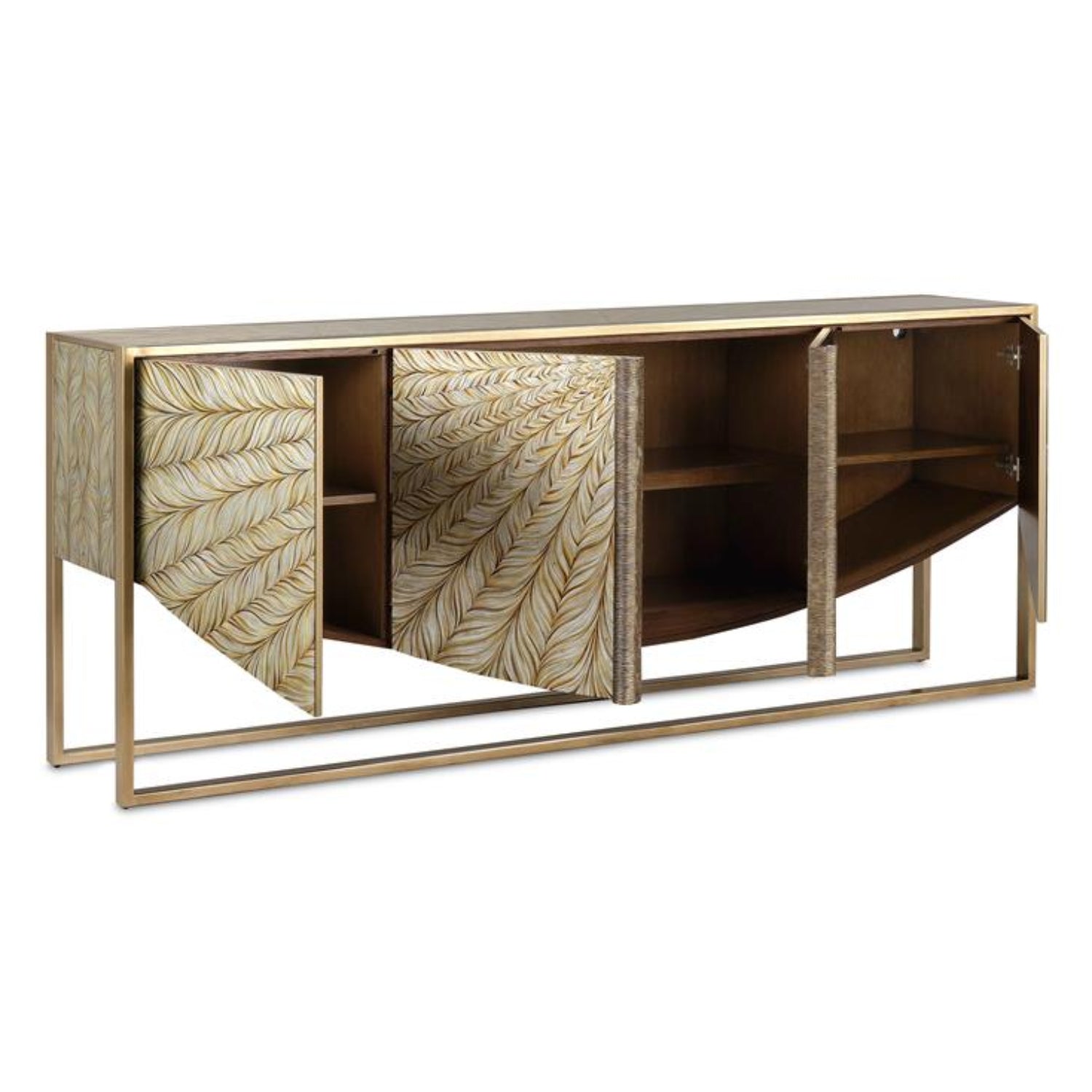 John Richard Florentine Four-Door Credenza