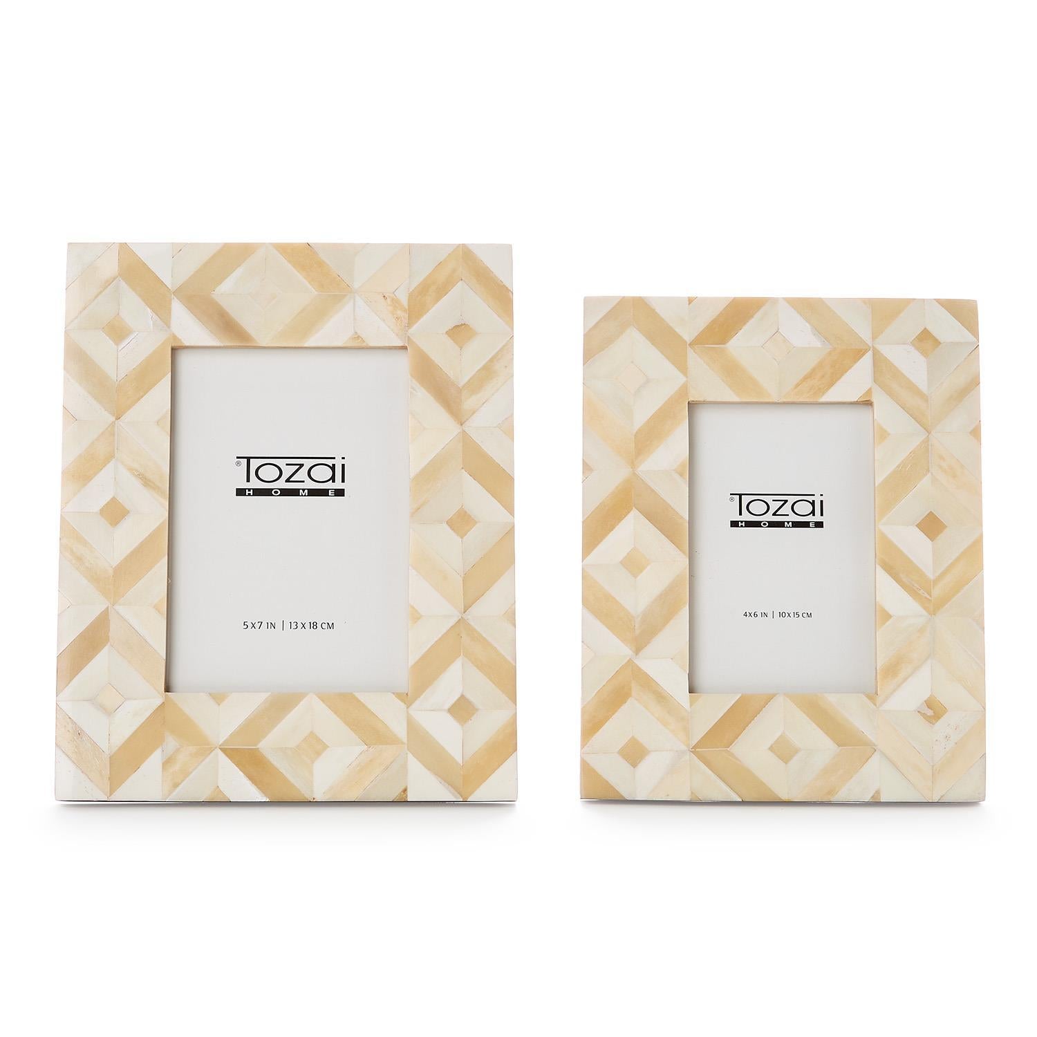 Diamond Photo Frame Set of 2