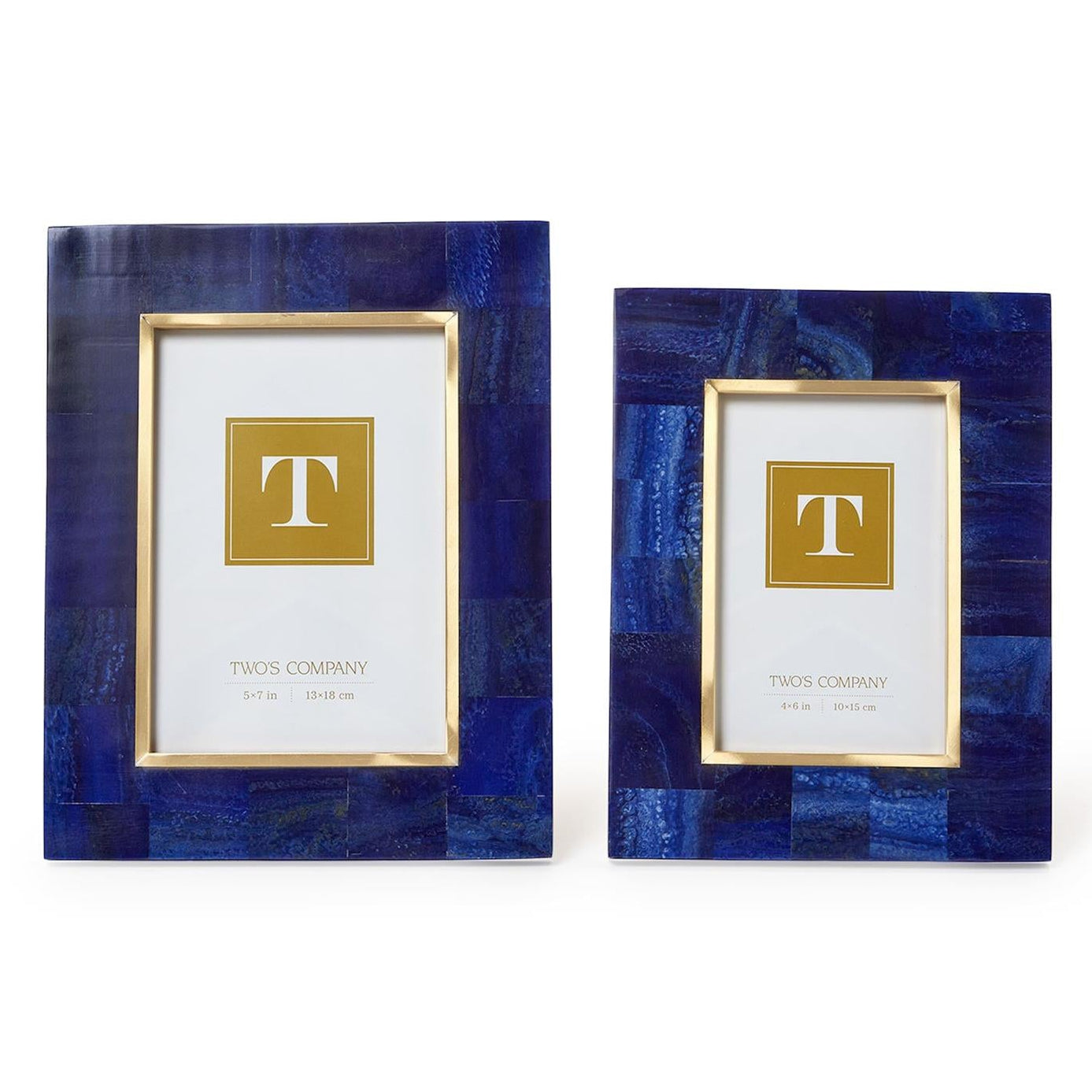 Soladite Blue Photo Frame Set of 2