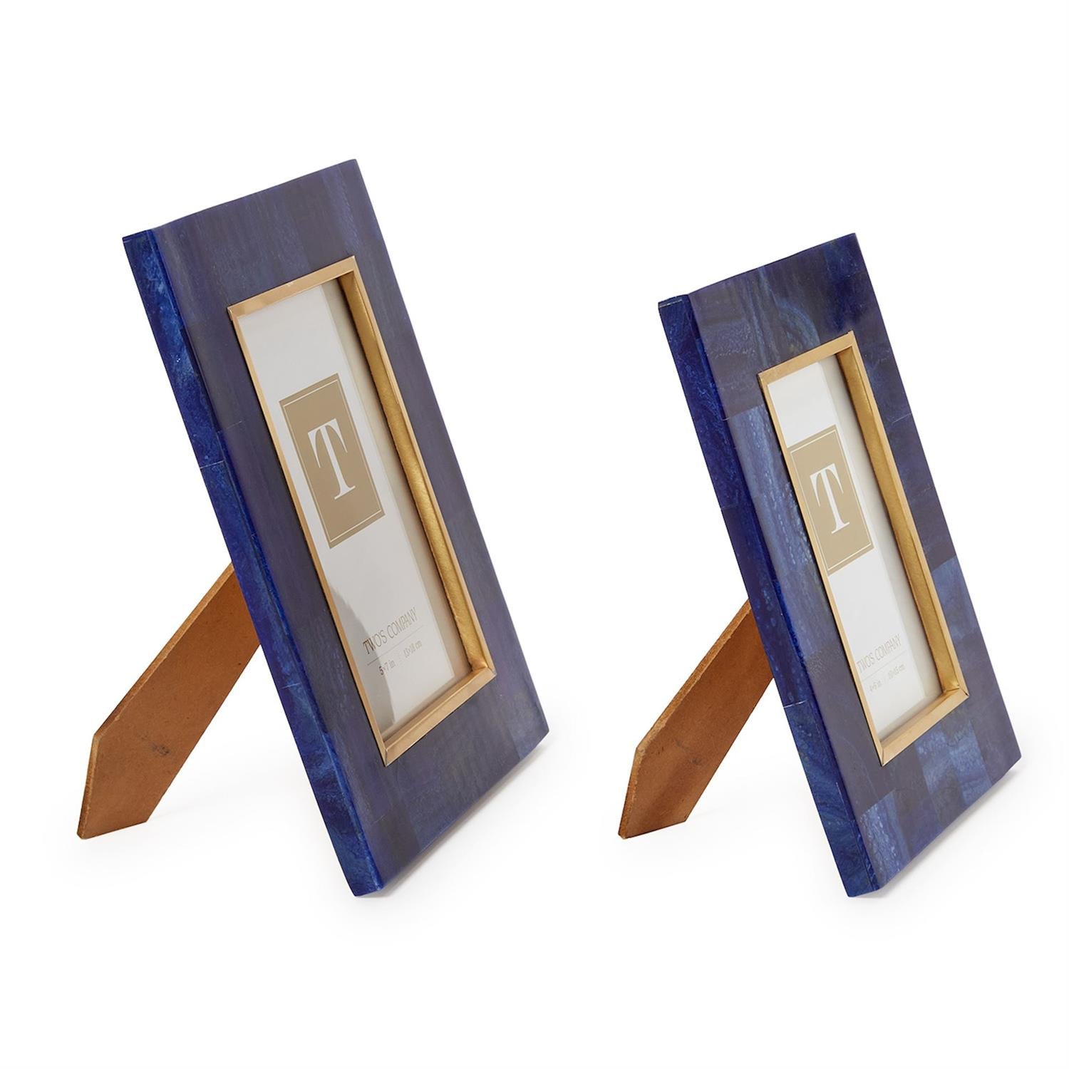 Soladite Blue Photo Frame Set of 2