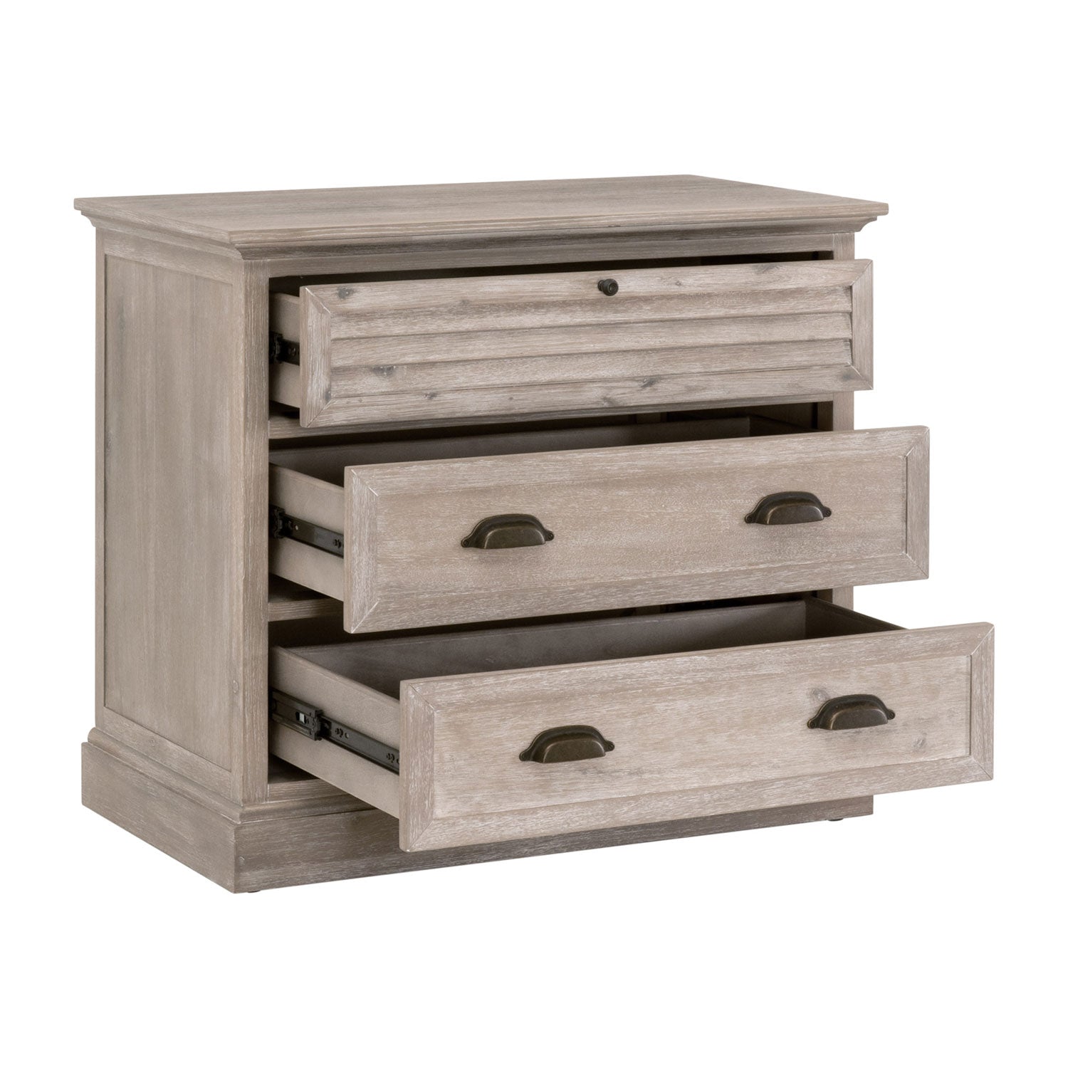 Eden 3-Drawer Nightstand Set of 2