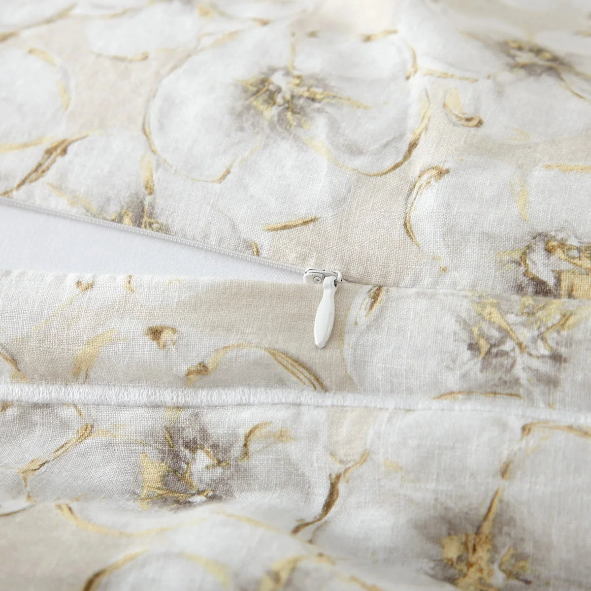 Peacock Alley Ella Linen Duvet Set European linen duvet set, shown in a deeper colorway