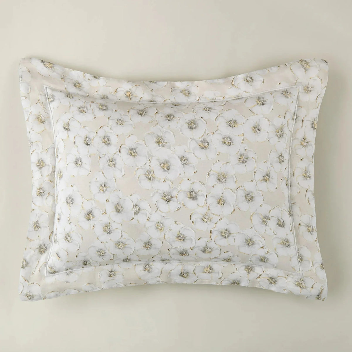 Peacock Alley Ella Linen Duvet Set European linen duvet set, draped and layered detail on the bed