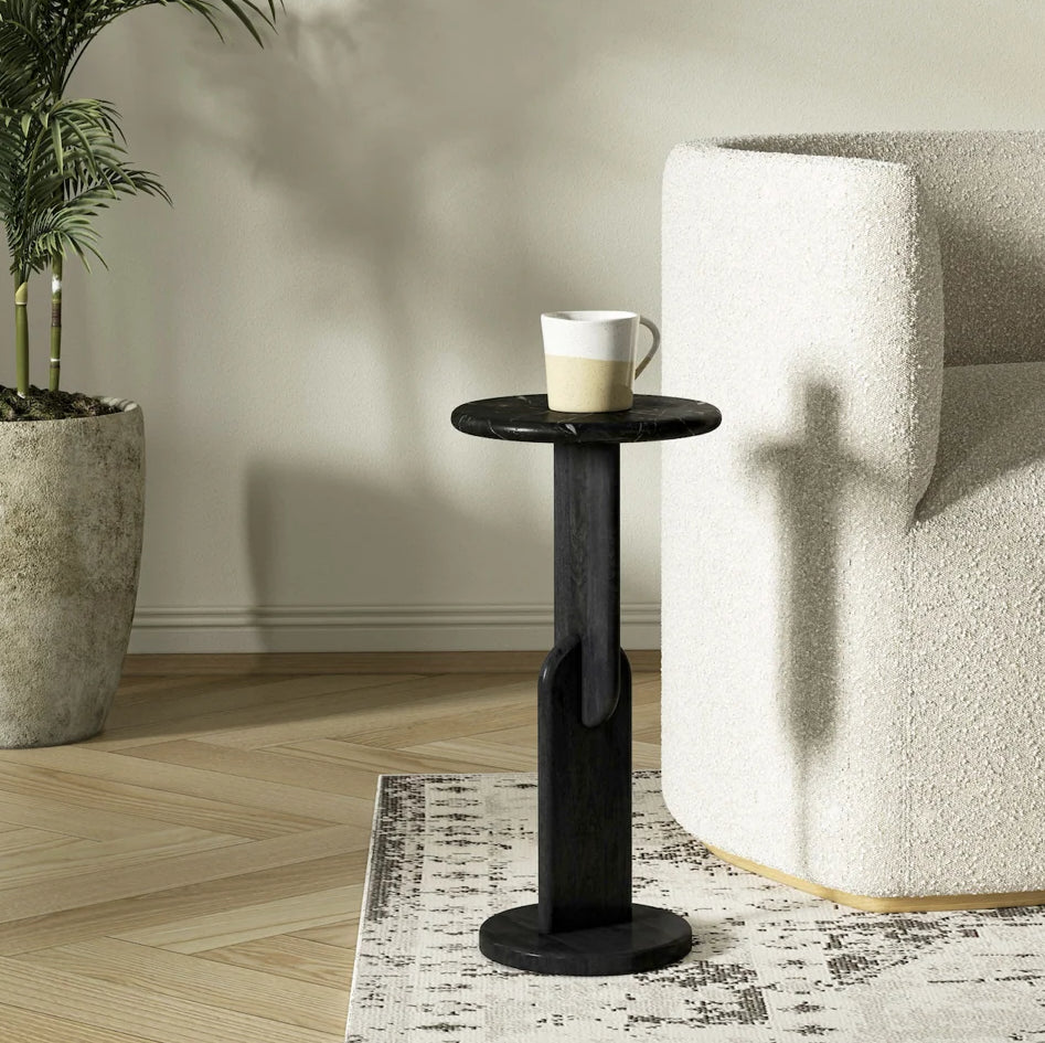Co. House Designs Ellen Black Drink Table