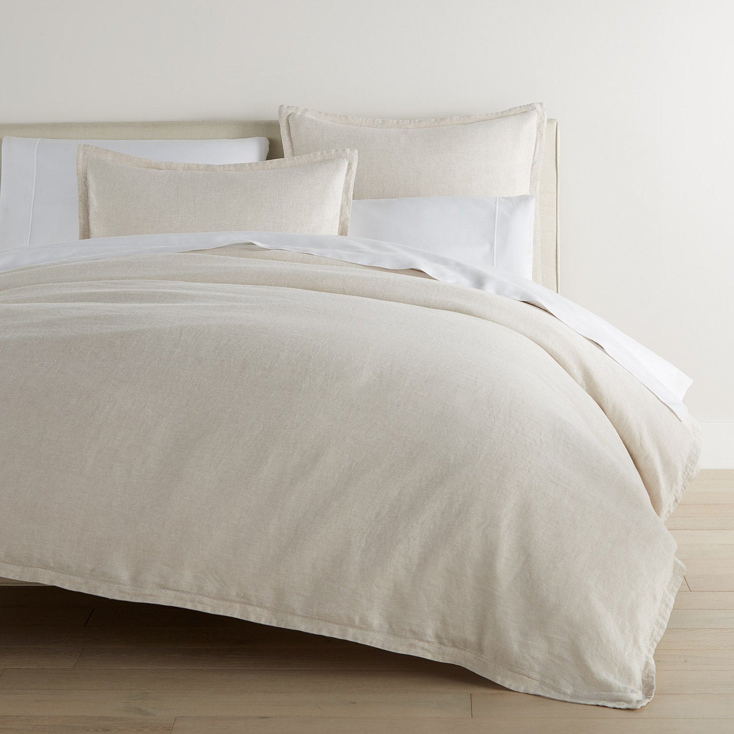 Peacock Alley European Washed Linen Pillow Sham