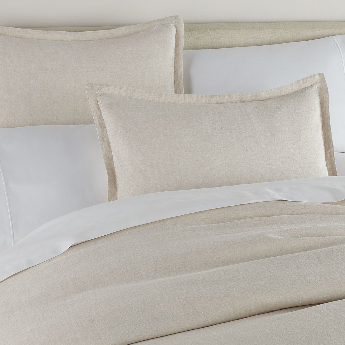 Peacock Alley European Washed Linen Pillow Sham