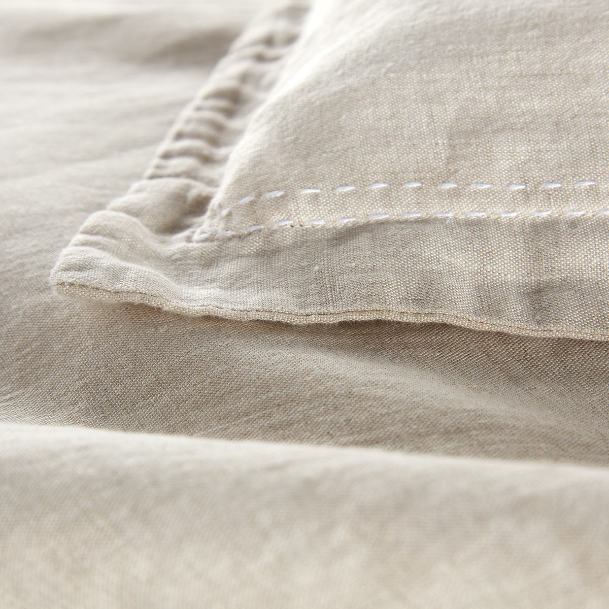 Peacock Alley European Washed Linen Pillow Sham