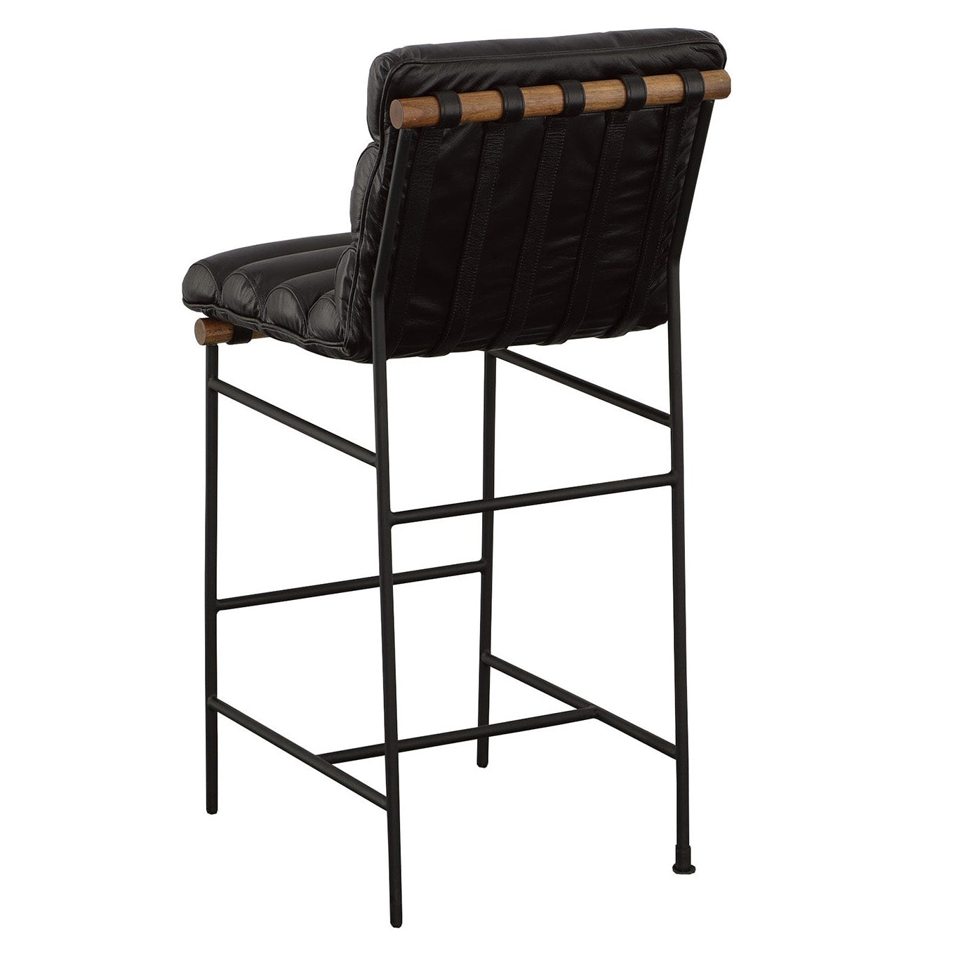 Fairfield Chair The Leather Reserve Luca Black Bar Stool Set of 2