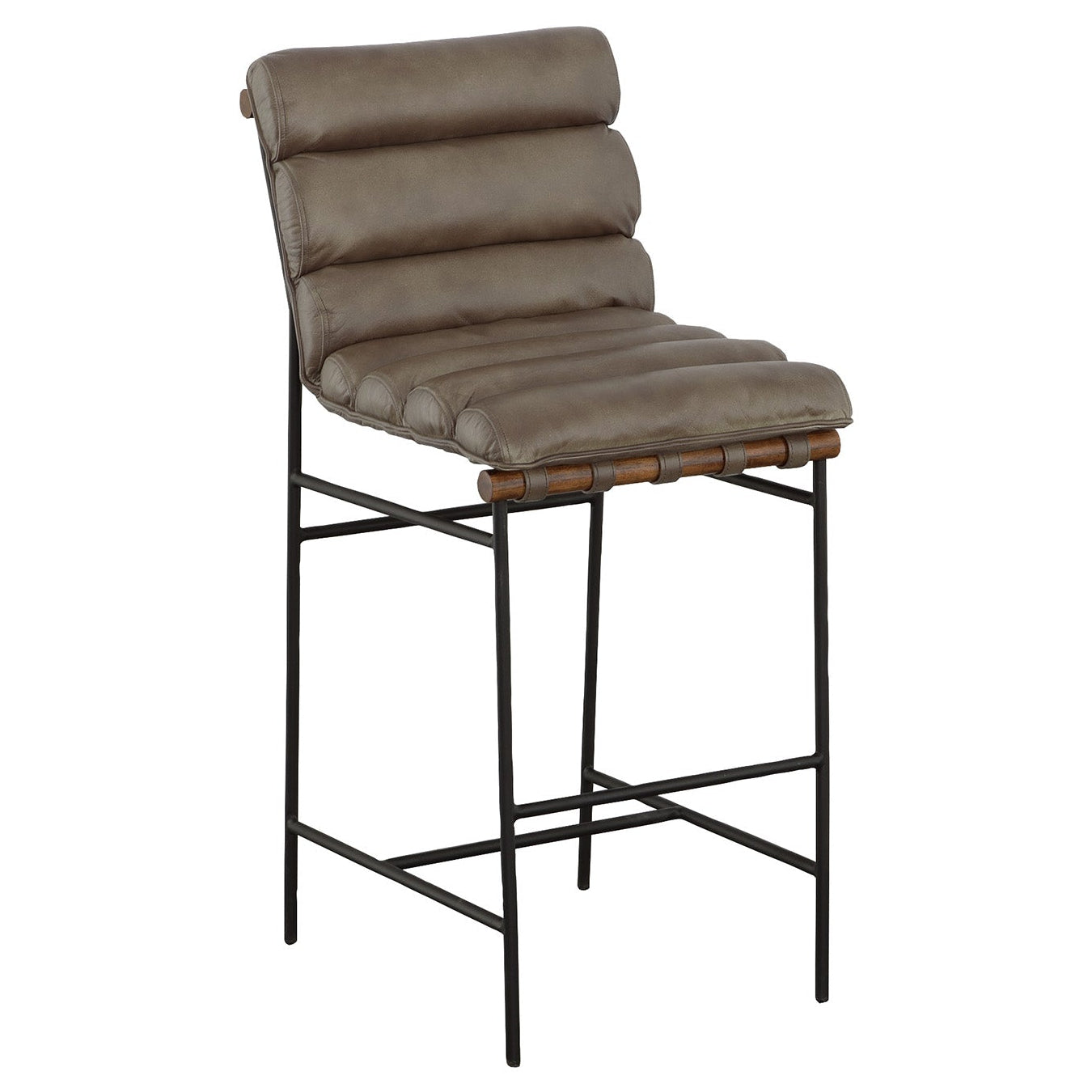 Fairfield Chair The Leather Reserve Luca Brown Bar Stool Set of 2