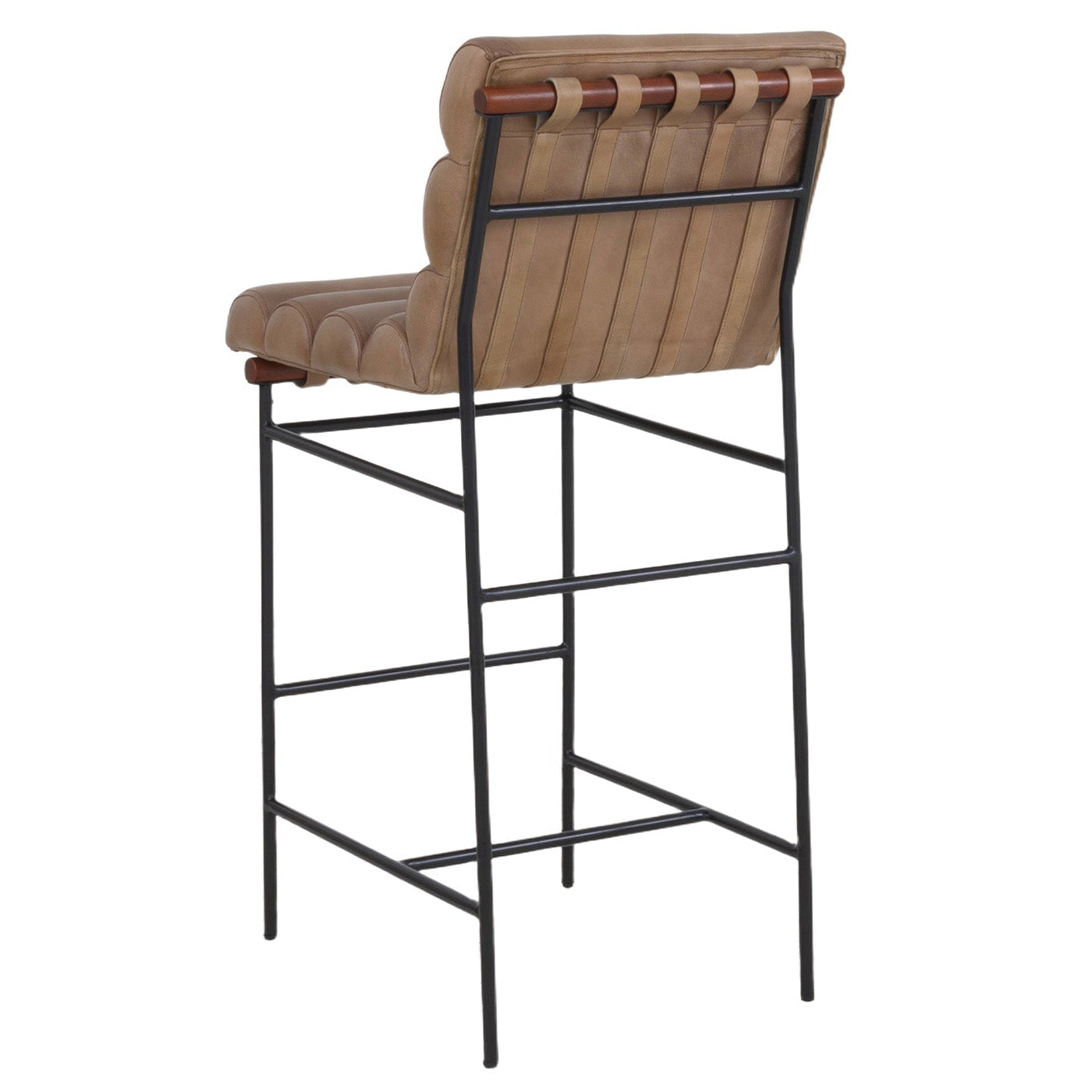 Fairfield Chair The Leather Reserve Luca Brown Bar Stool Set of 2